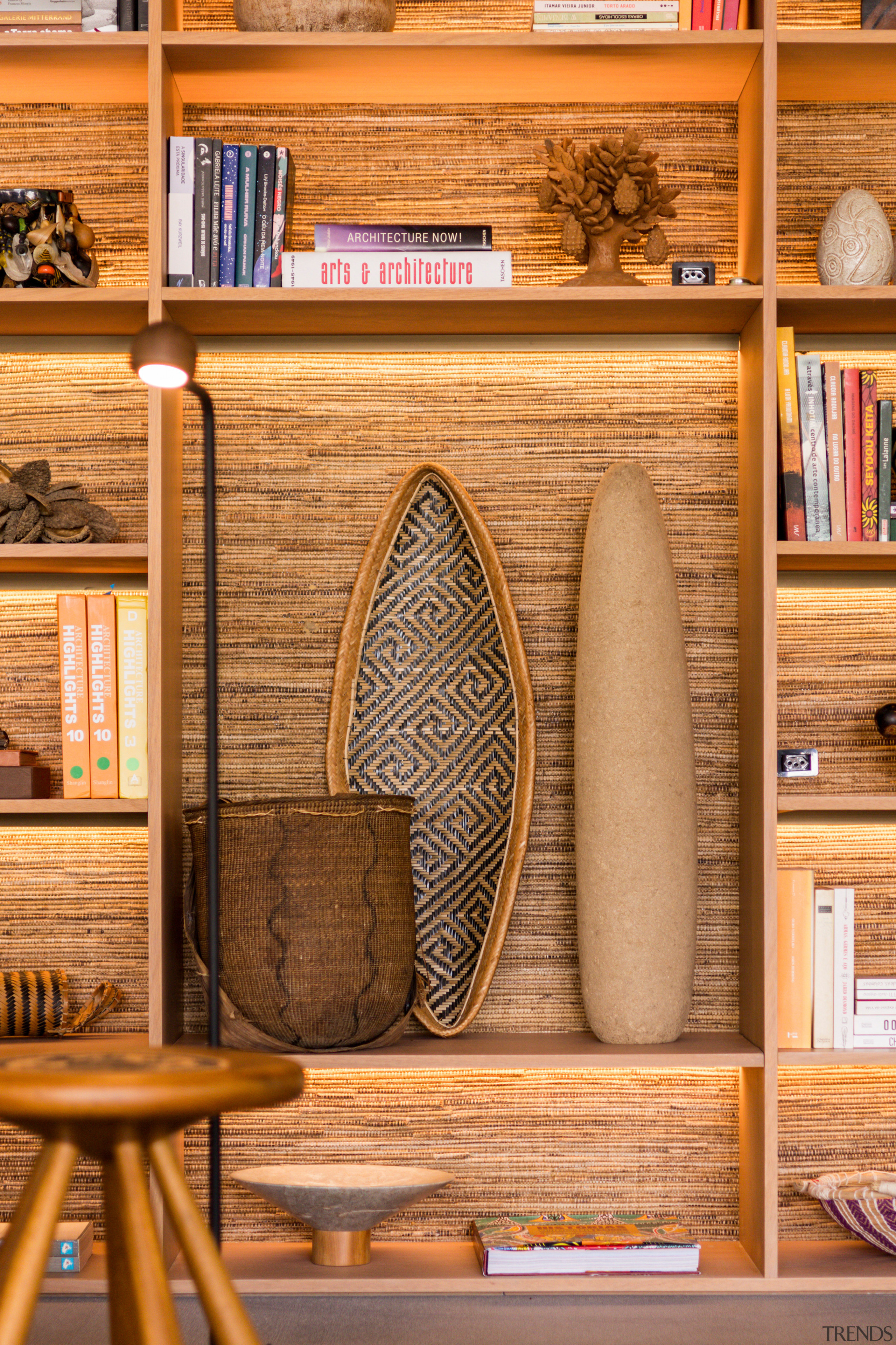 The interior design explores Brazilian culture, with the 