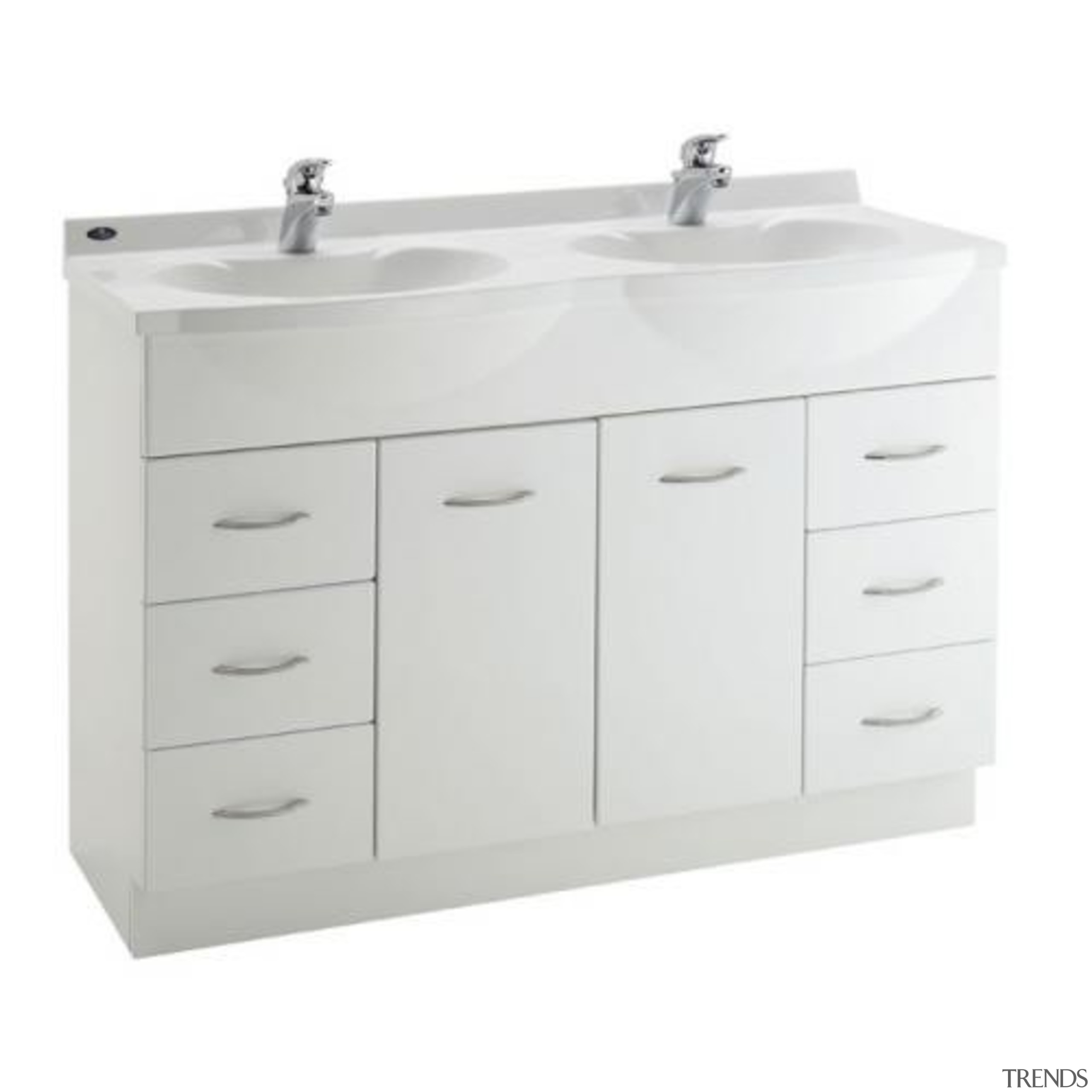 The largest vanity in the range available with bathroom accessory, bathroom cabinet, bathroom sink, drawer, plumbing fixture, product, product design, sink, tap, white, gray