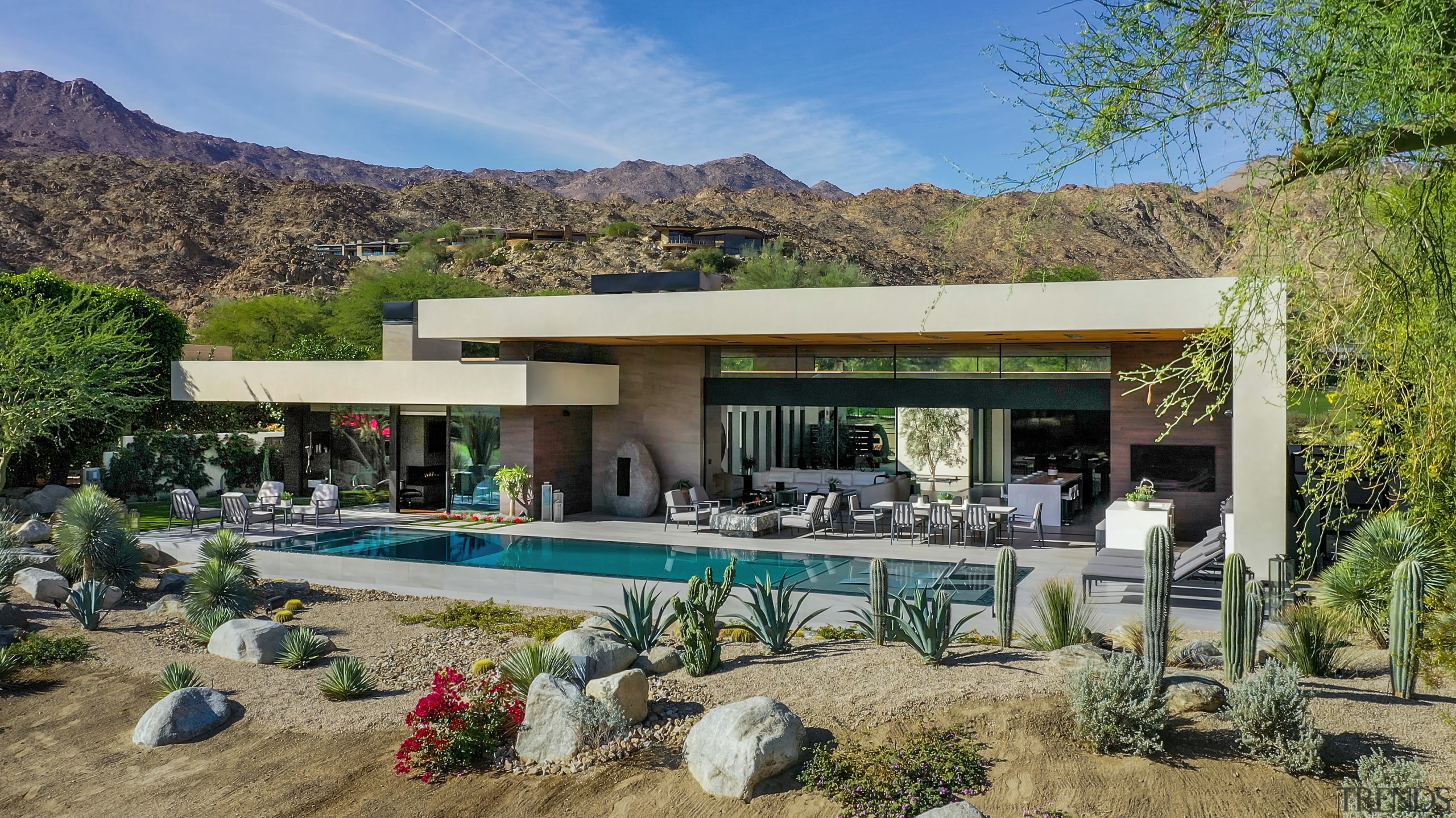 The home opens up to its environment in 