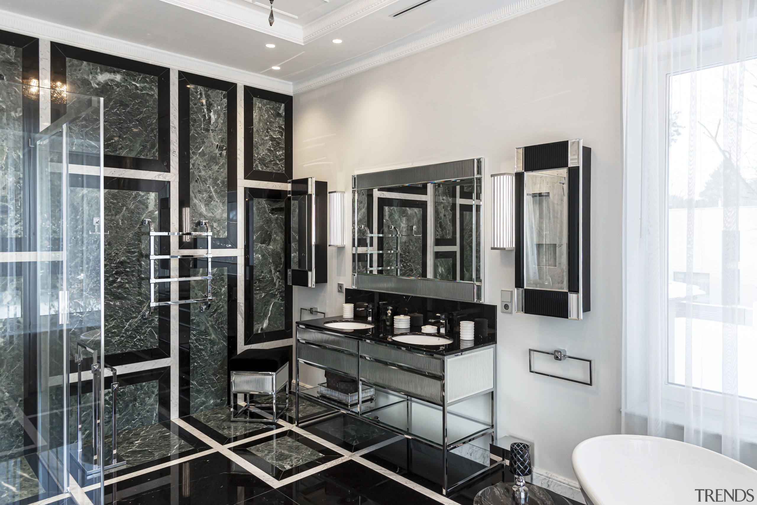 The not-so-understated master bathroom. - Diamond life - 