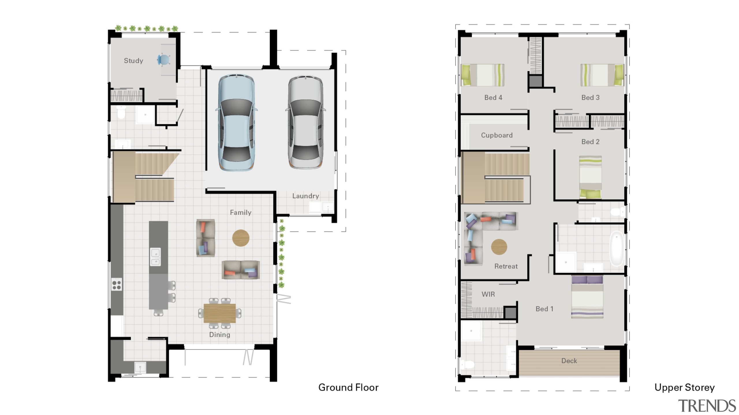 Relaxed living is built into the floorplan of 