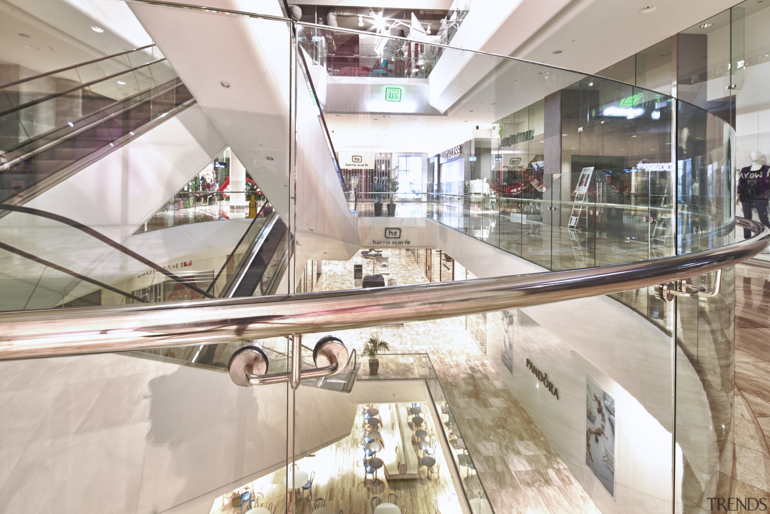 The new Rundle Place retail centre in Adelaide building, shopping mall, gray