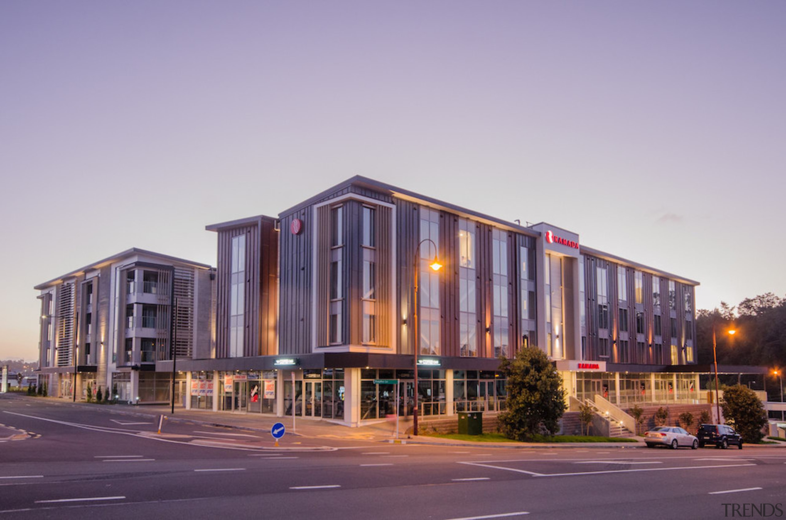 Holmes Consulting Tourism &amp; Leisure Property Award – apartment, architecture, building, city, commercial building, condominium, corporate headquarters, downtown, evening, facade, headquarters, home, metropolitan area, mixed use, real estate, residential area, sky, purple