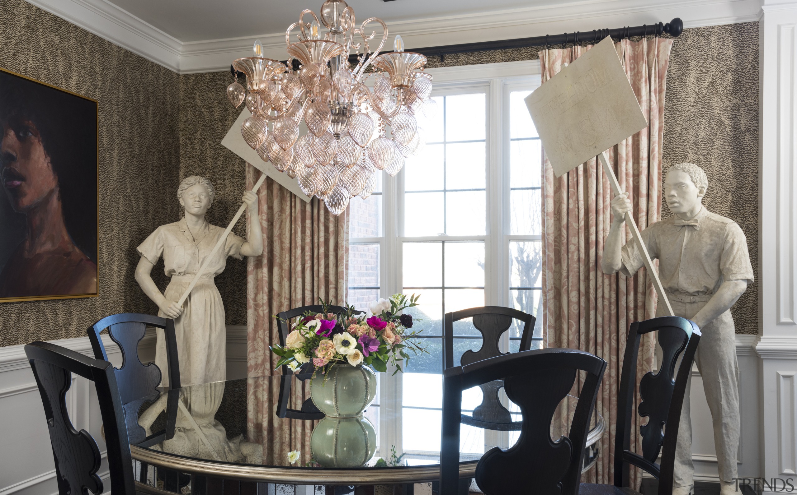 Designer: The statues were originally made for a 