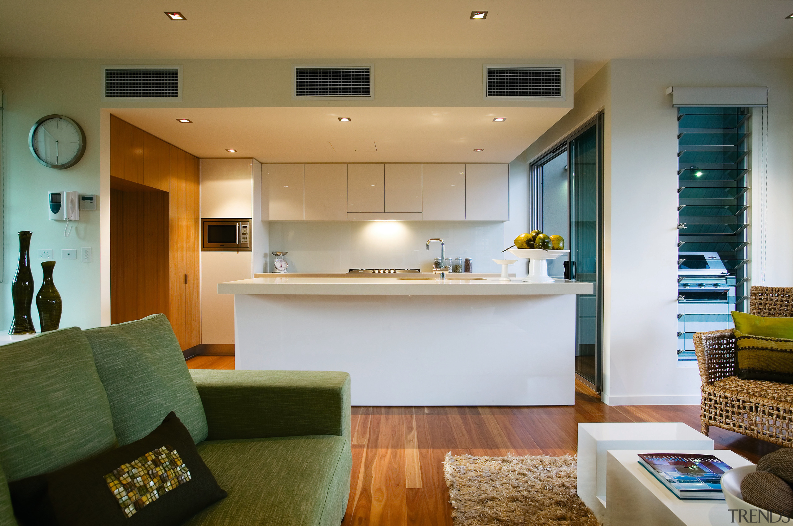 A view of some kitchen cabinetry byCabtech Cabinets. ceiling, interior design, kitchen, living room, real estate, room, brown