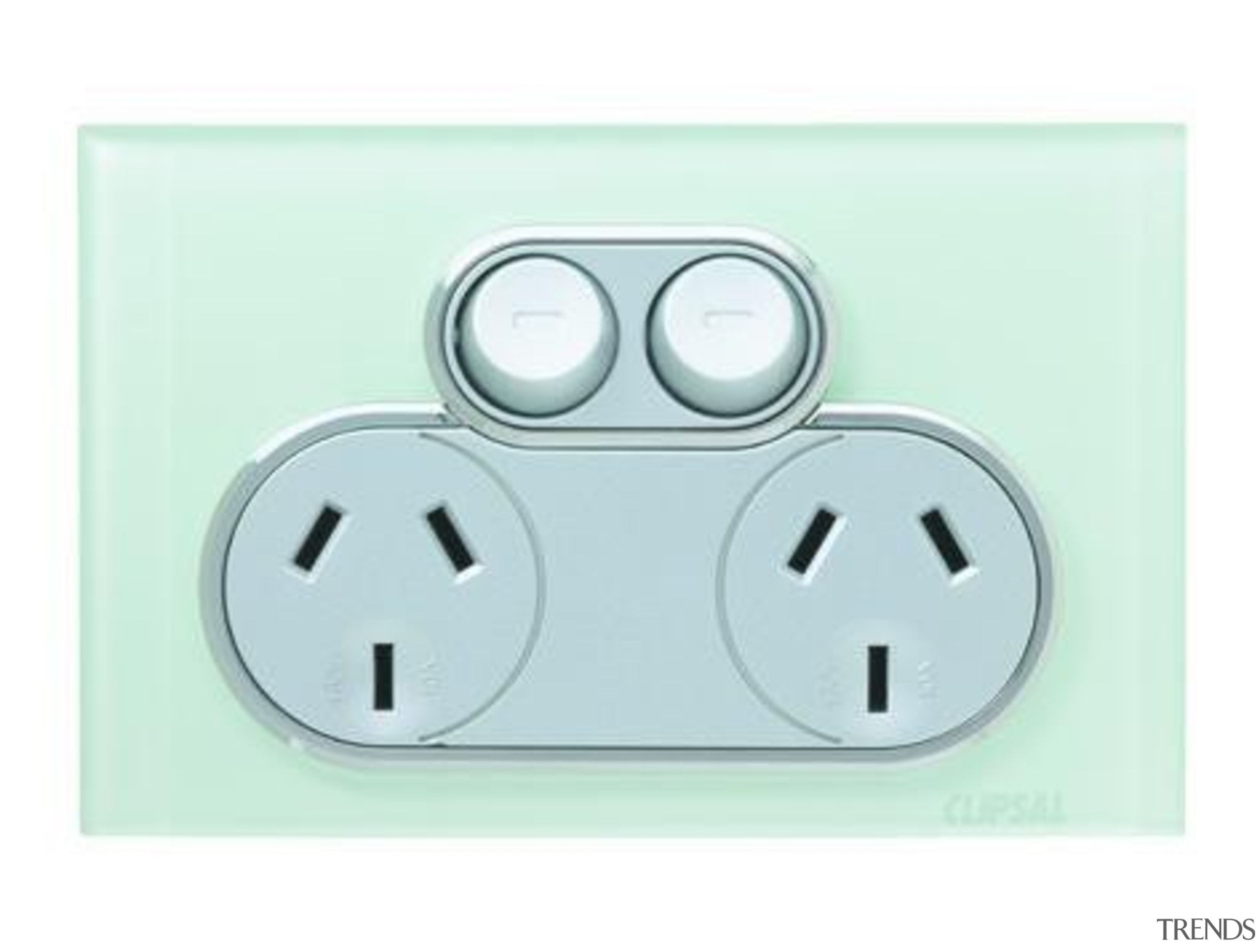 Saturn 250V power point / double socket Ocean ac power plugs and socket outlets, electronics accessory, technology, white