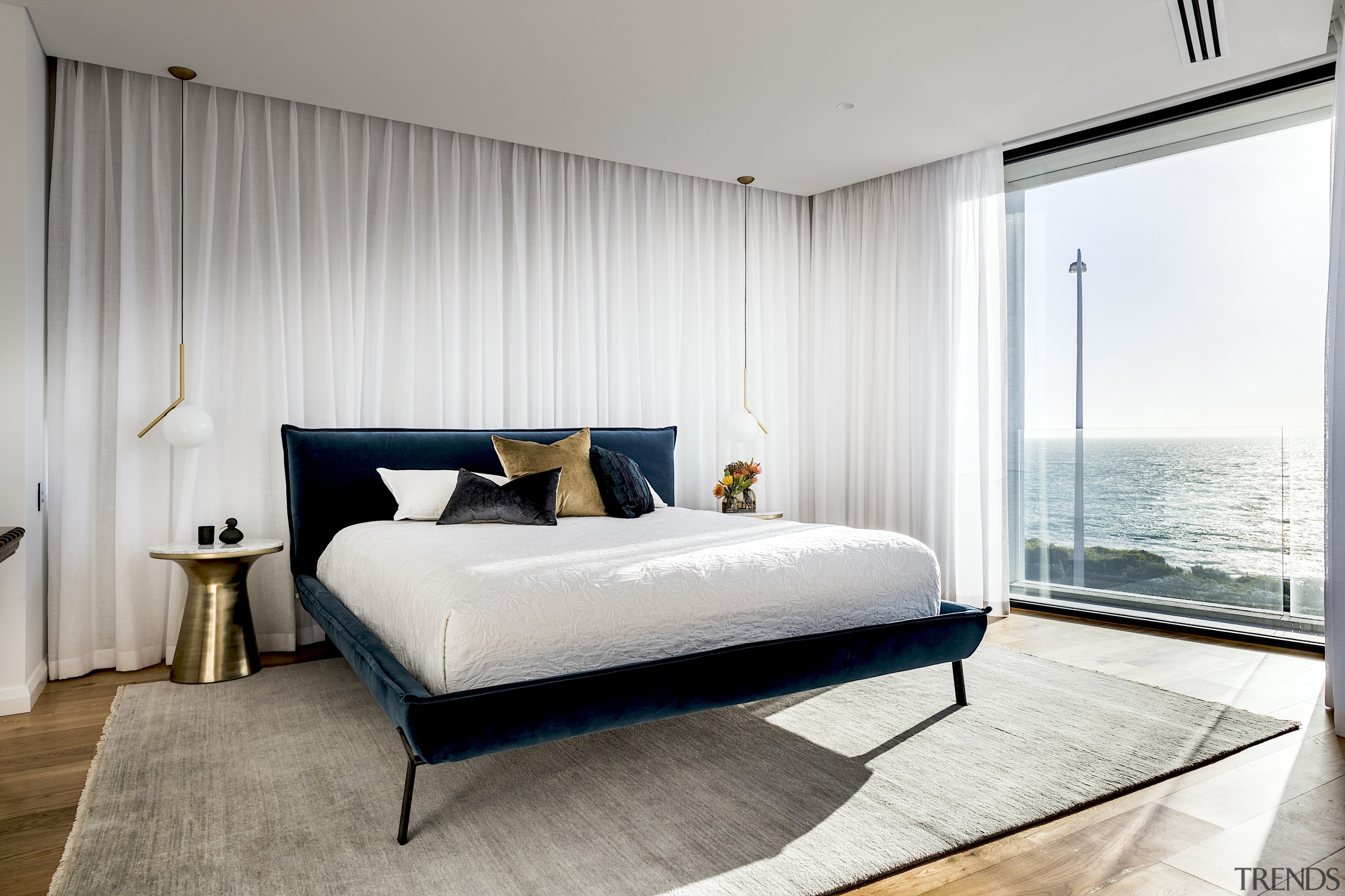 The master bedroom has its own private balcony 