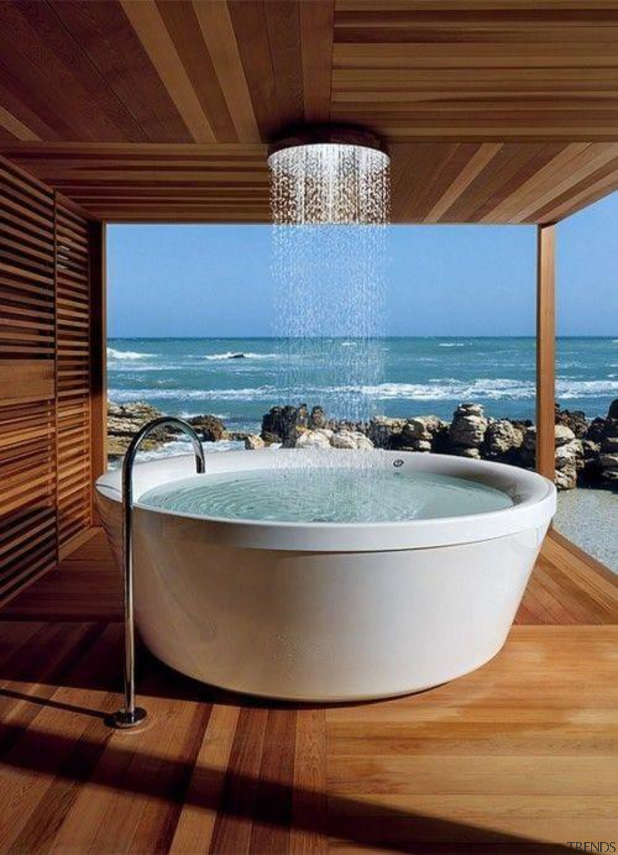 The most amazing bath I have ever seen... bathtub, interior design, jacuzzi, swimming pool, brown, red