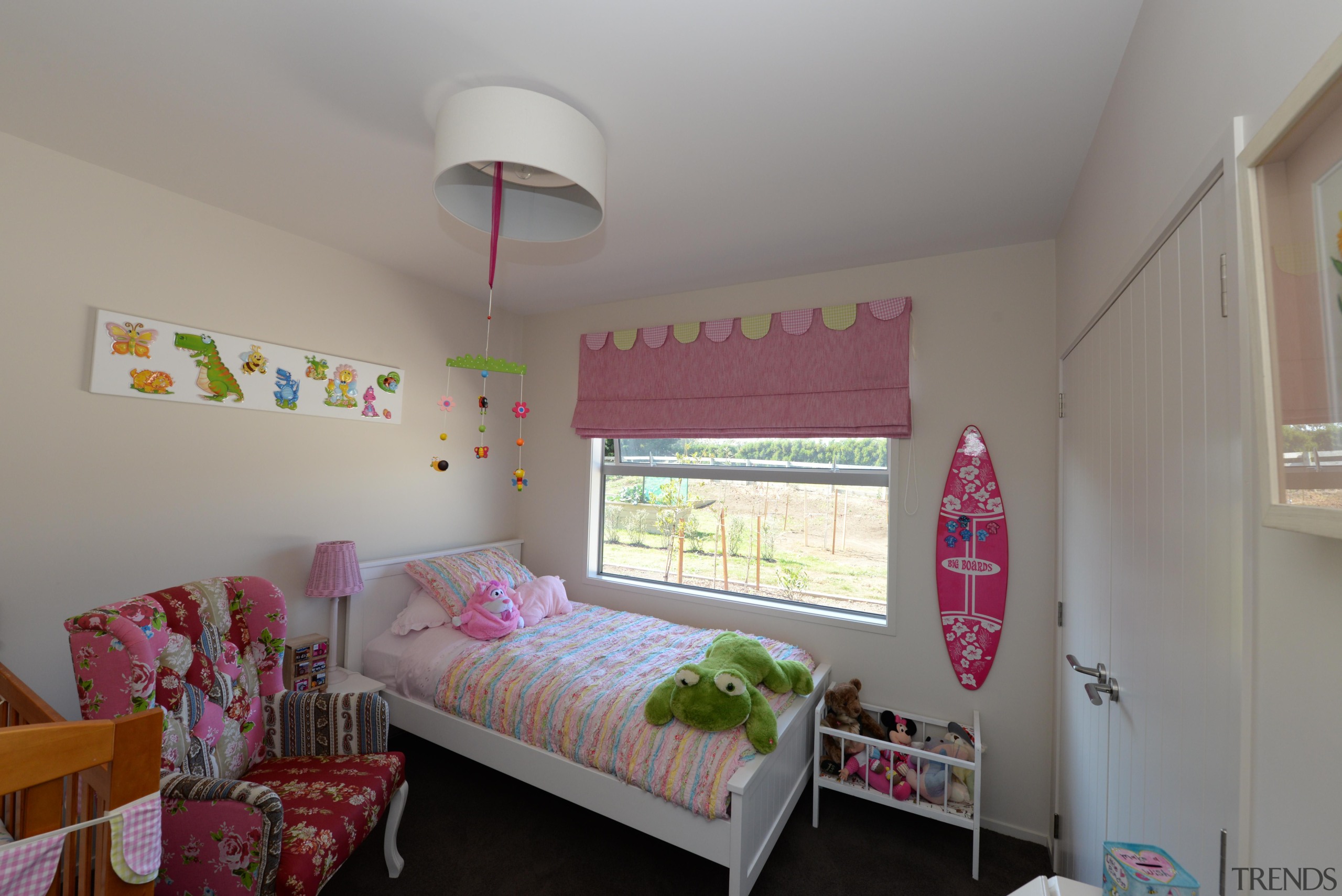 Kids bedroomBuilt by Fowler Homes TaranakiFor more information, bed, bedding, bedroom, ceiling, dormitory, home, house, interior design, product, property, real estate, room, gray