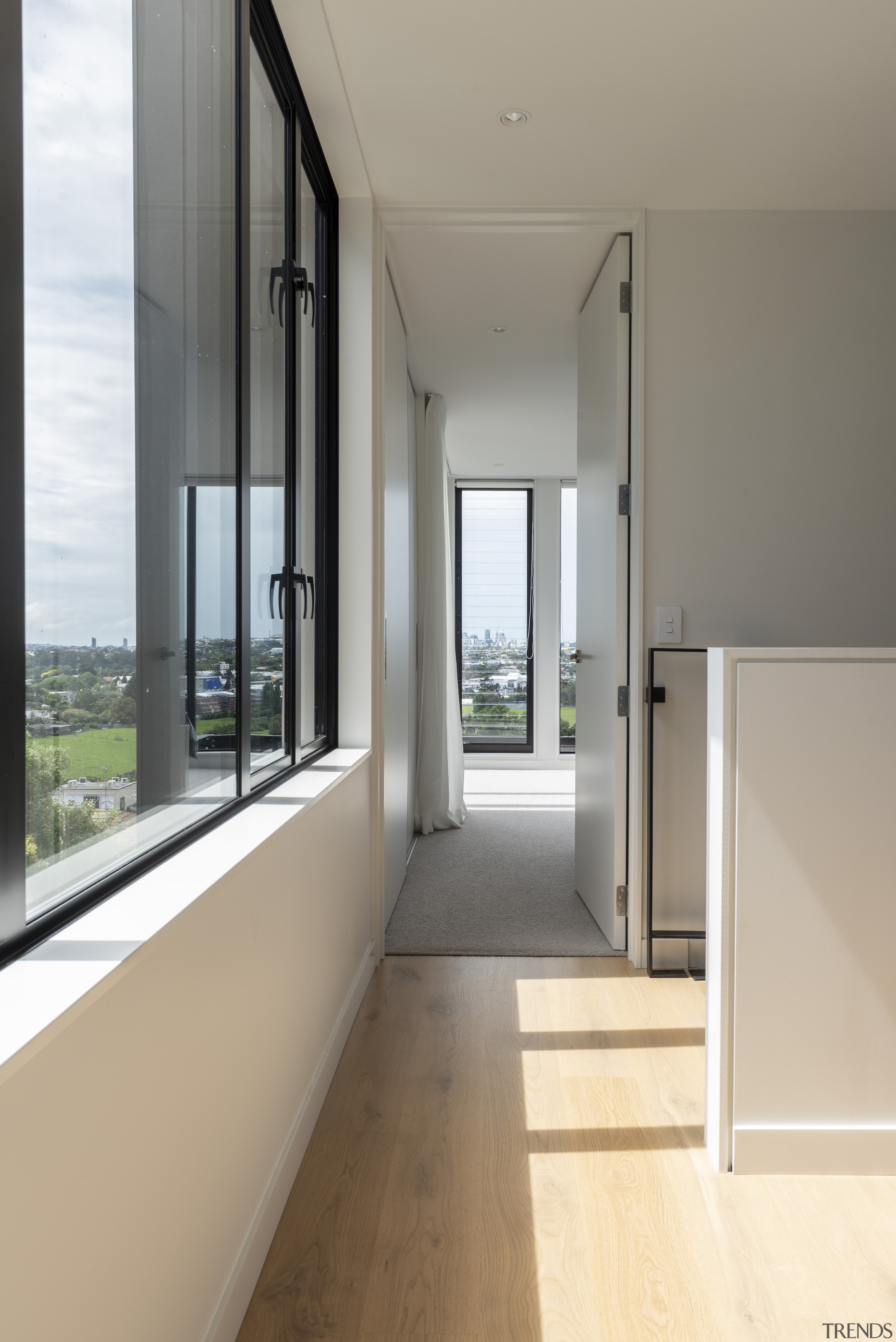 Looking down the side of the open-plan living 