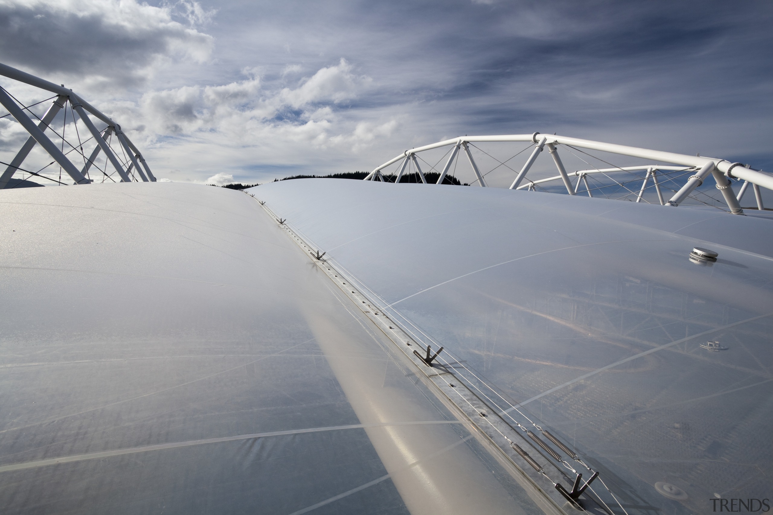 This roof and cladding for the the Forsyth atmosphere of earth, cloud, fixed link, line, sea, sky, water, gray