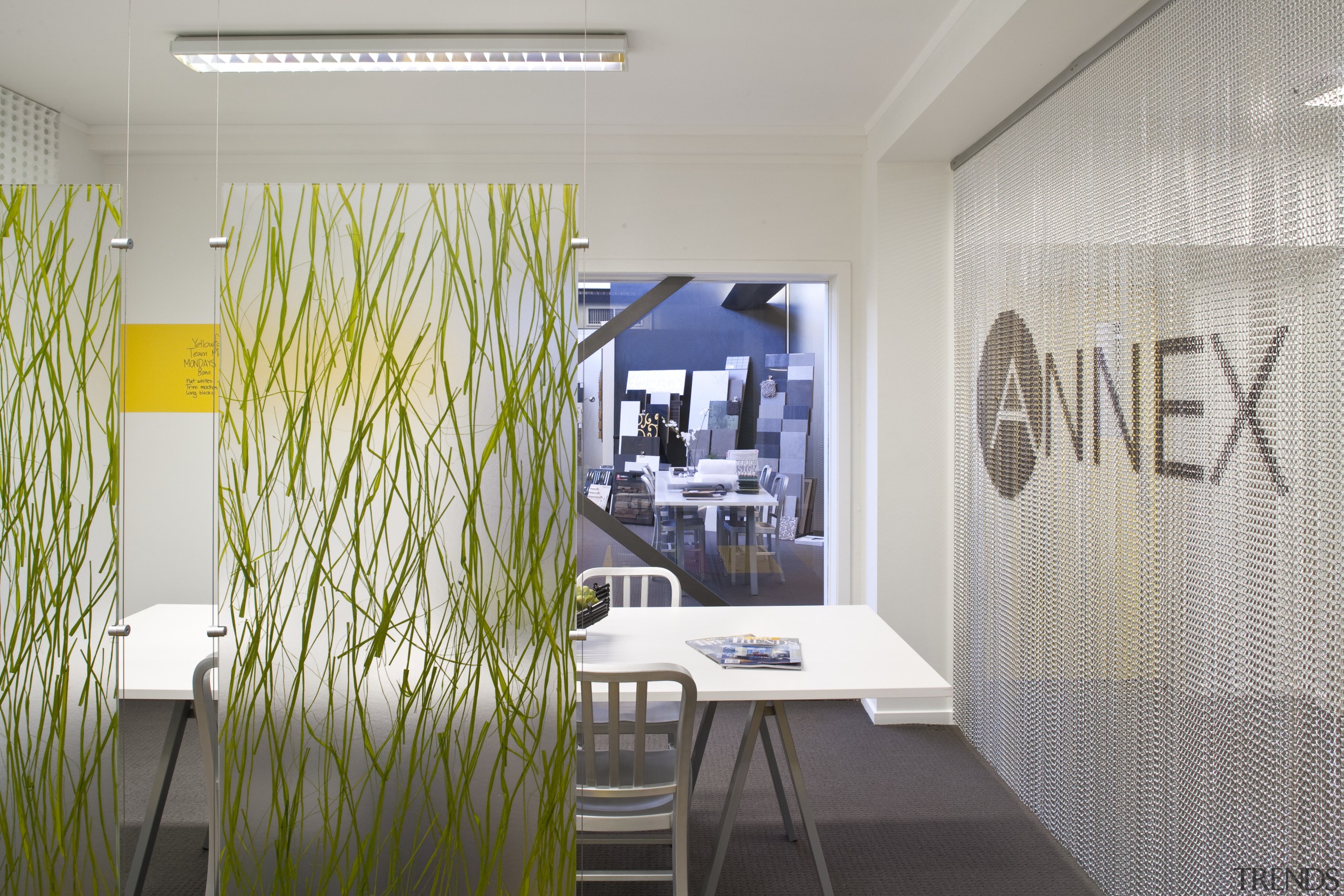 View of the main kitchen area which features interior design, window treatment, gray