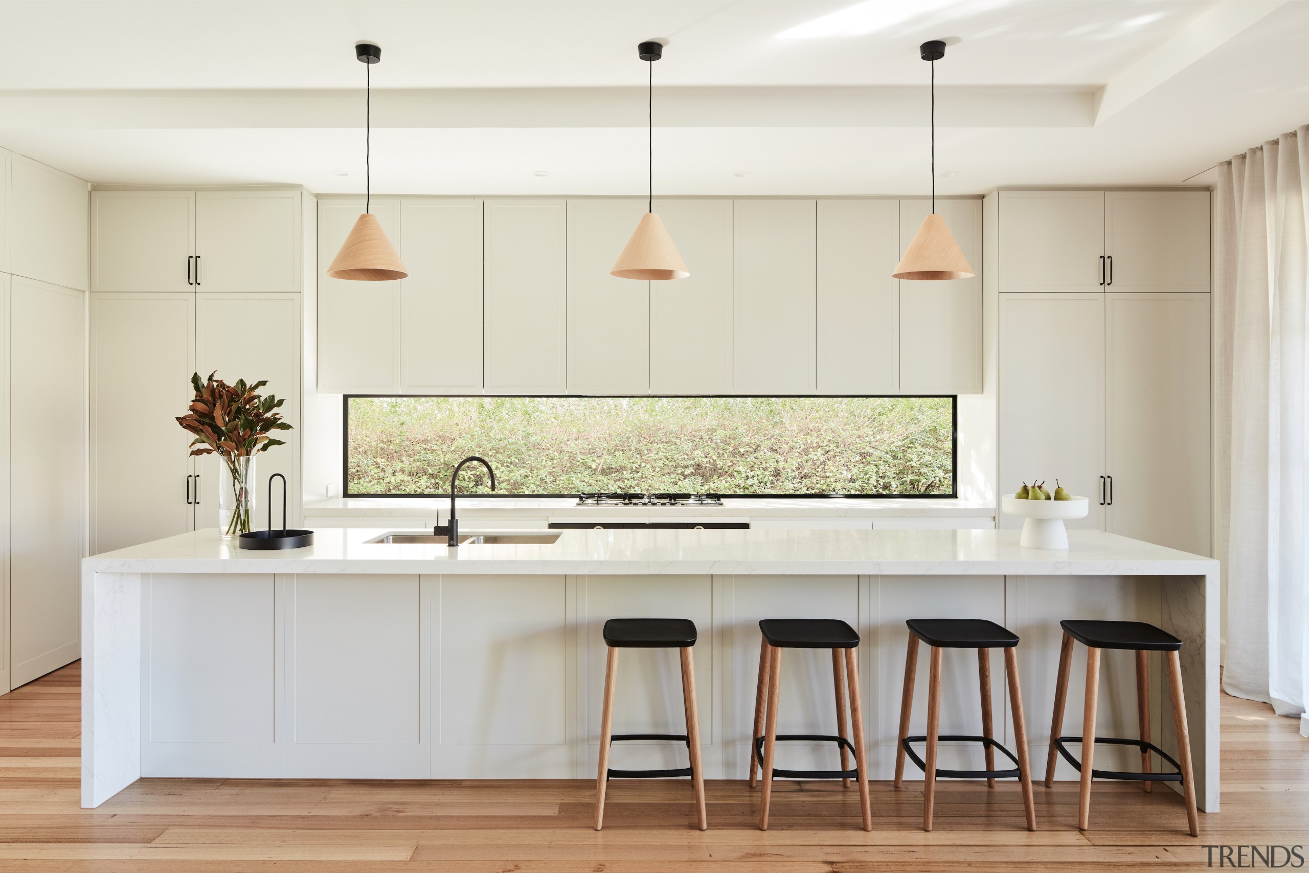 A window splashback keeps things light at the 