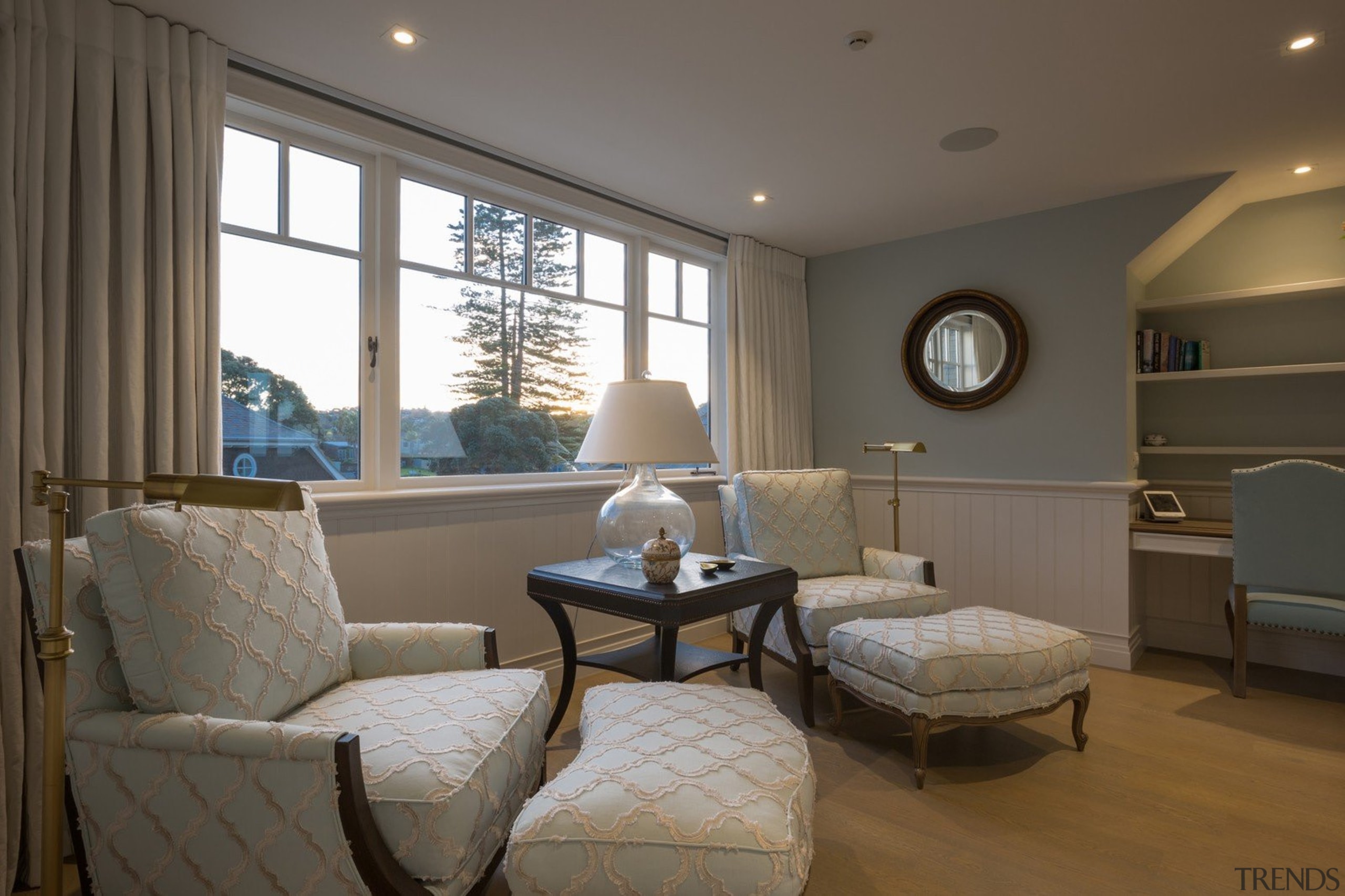 Master bedroom - Master bedroom - ceiling | ceiling, home, interior design, living room, real estate, room, window, gray, brown