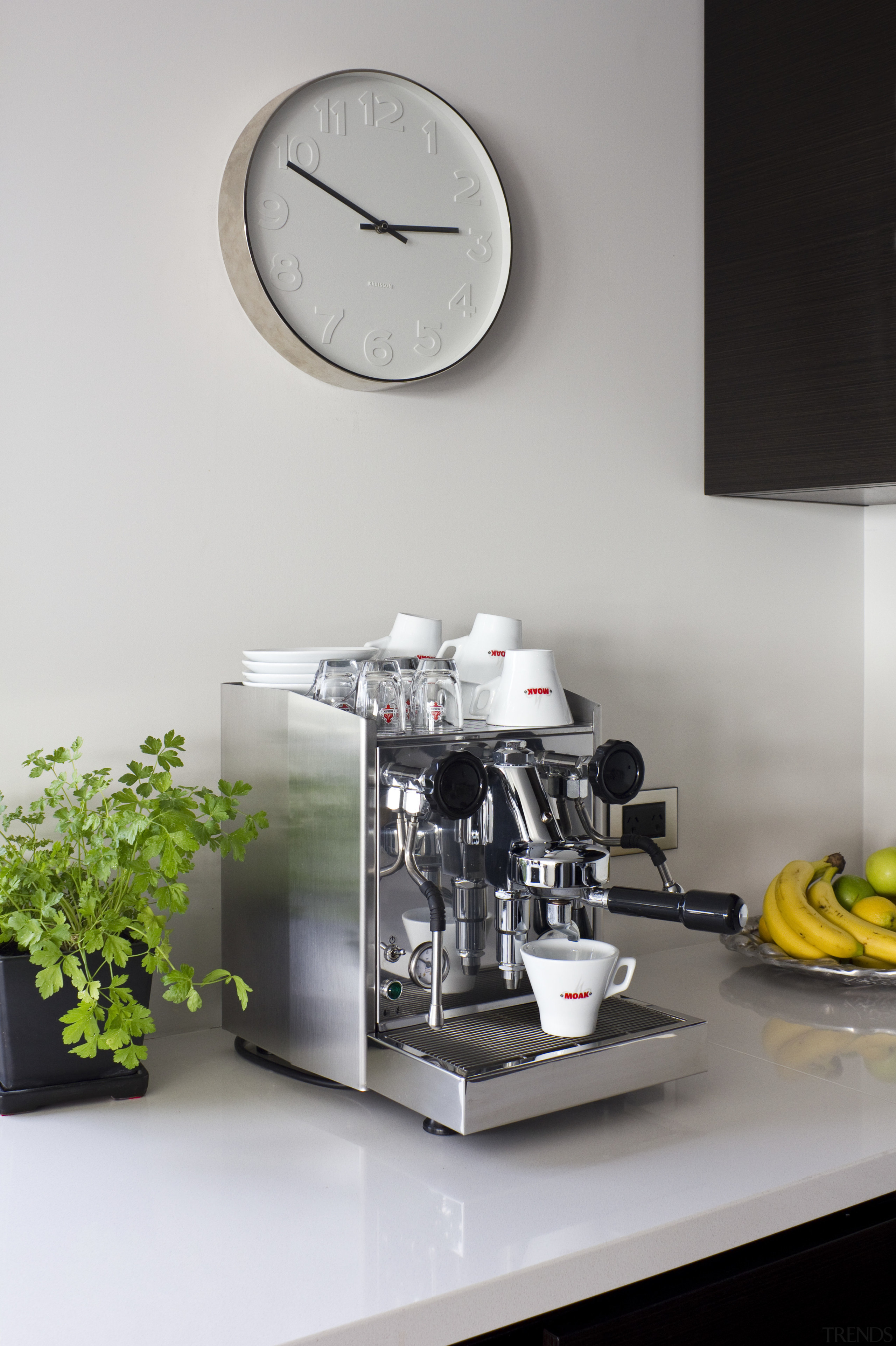Nero Italia Coffee Maker - Nero Italia Coffee furniture, interior design, product design, small appliance, table, gray