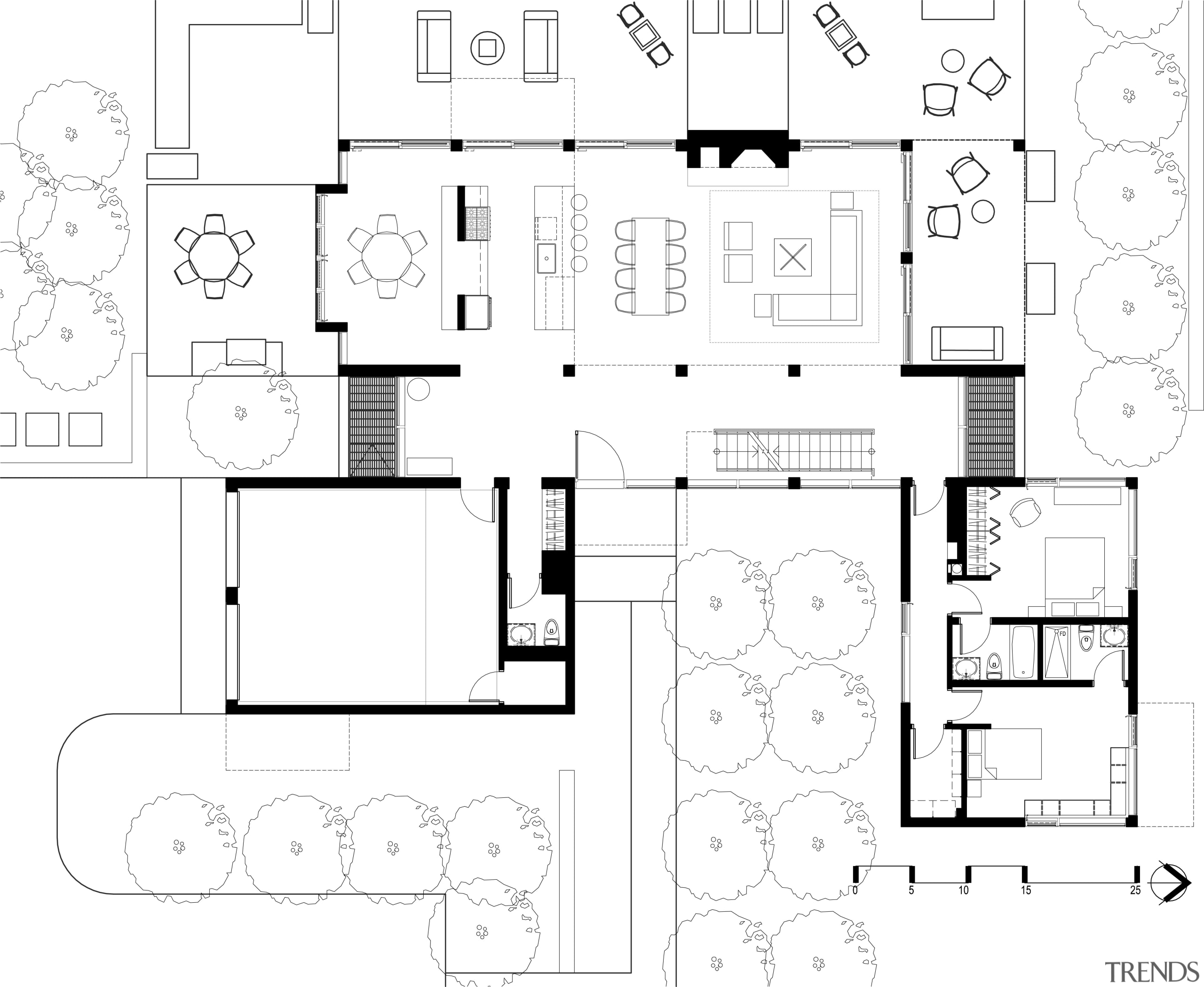 First floor, floor plan - First floor, floor angle, architecture, area, black and white, design, diagram, drawing, floor plan, font, line, pattern, plan, product, product design, schematic, square, structure, technical drawing, text, white