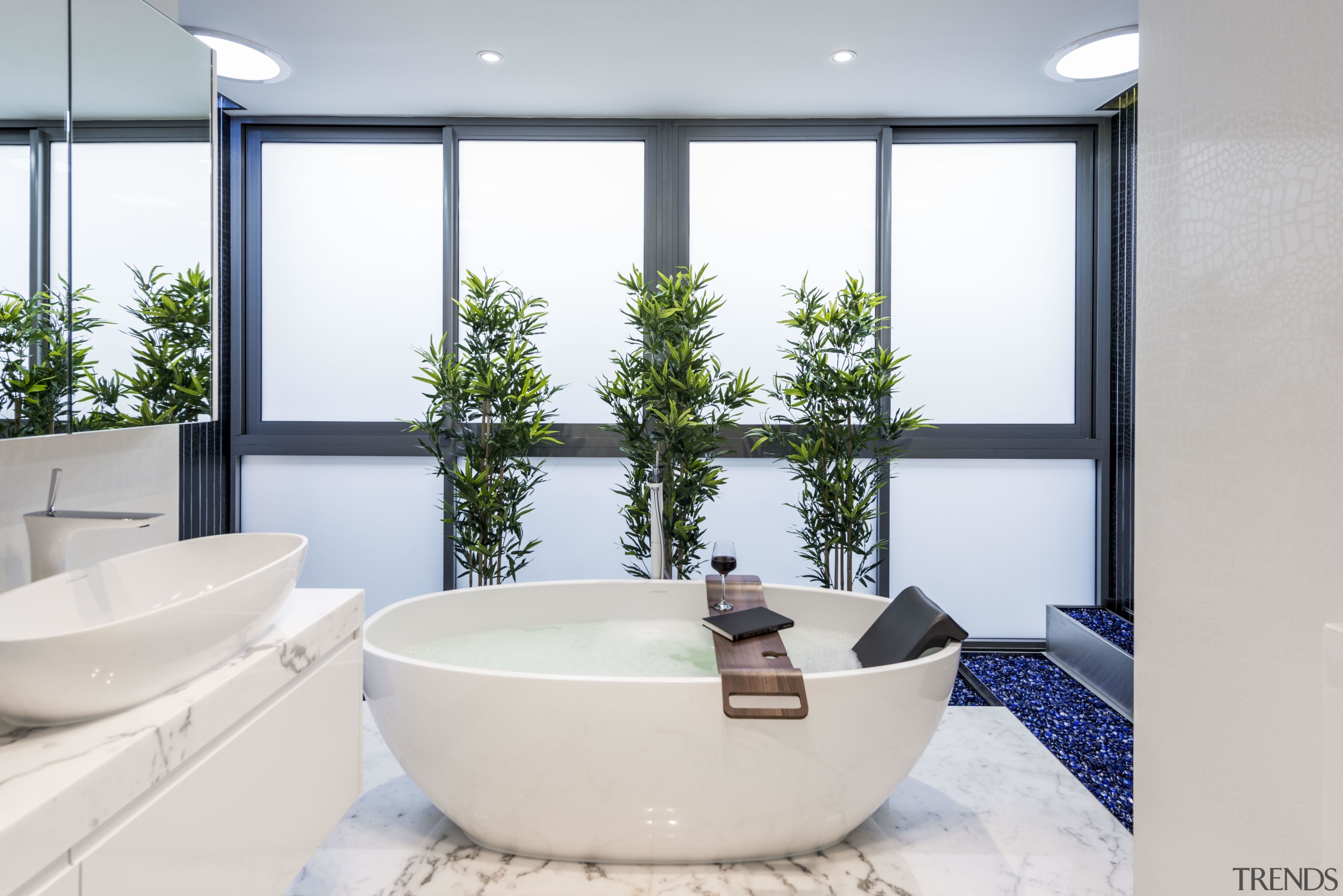 As this bathroom by Kim Duffin is near bathroom, interior design, product design, tap, window, white