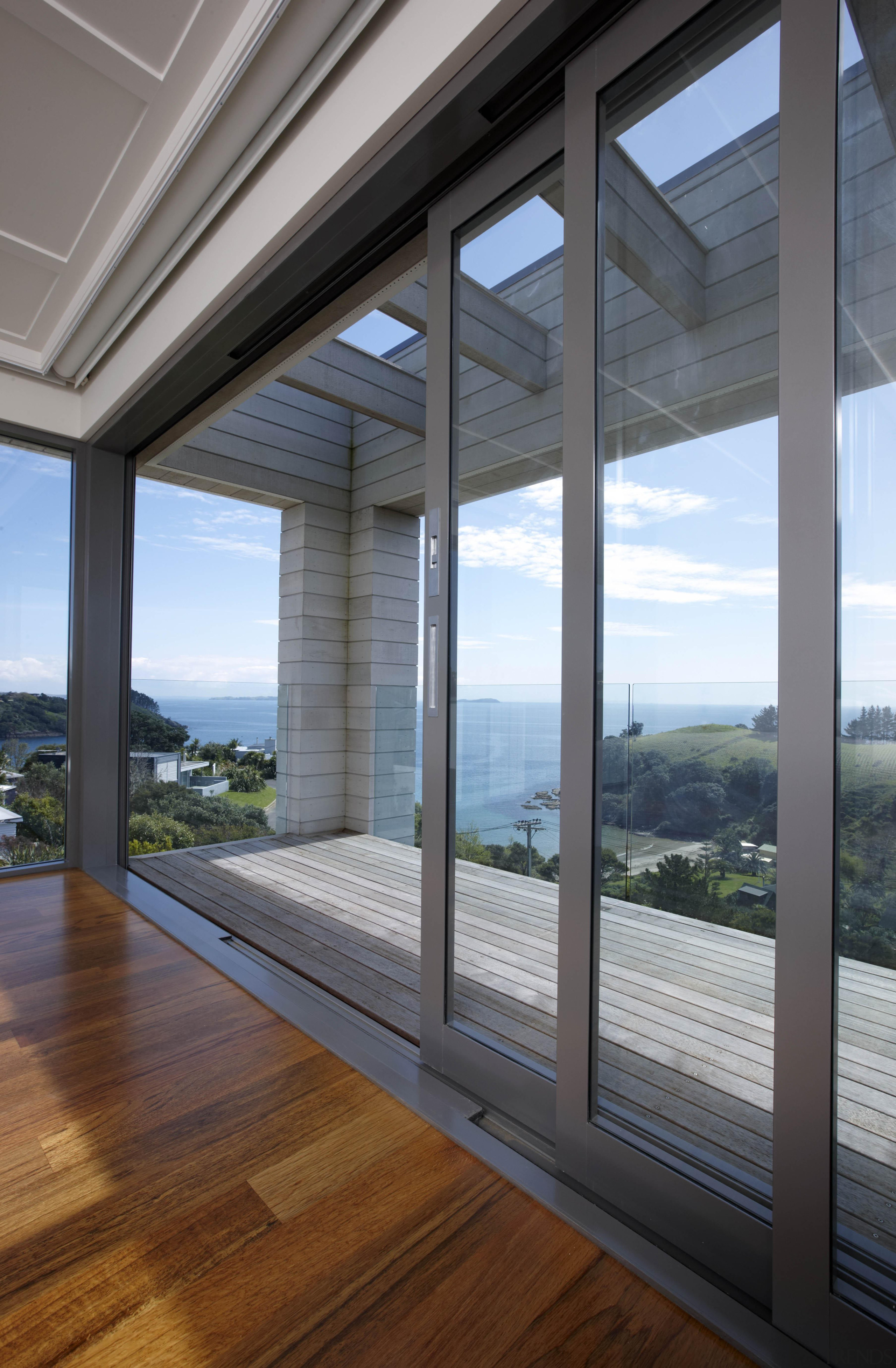 Waiheke - Full Height Cavity Stackers - waiheke architecture, daylighting, door, glass, house, interior design, real estate, structure, window, gray