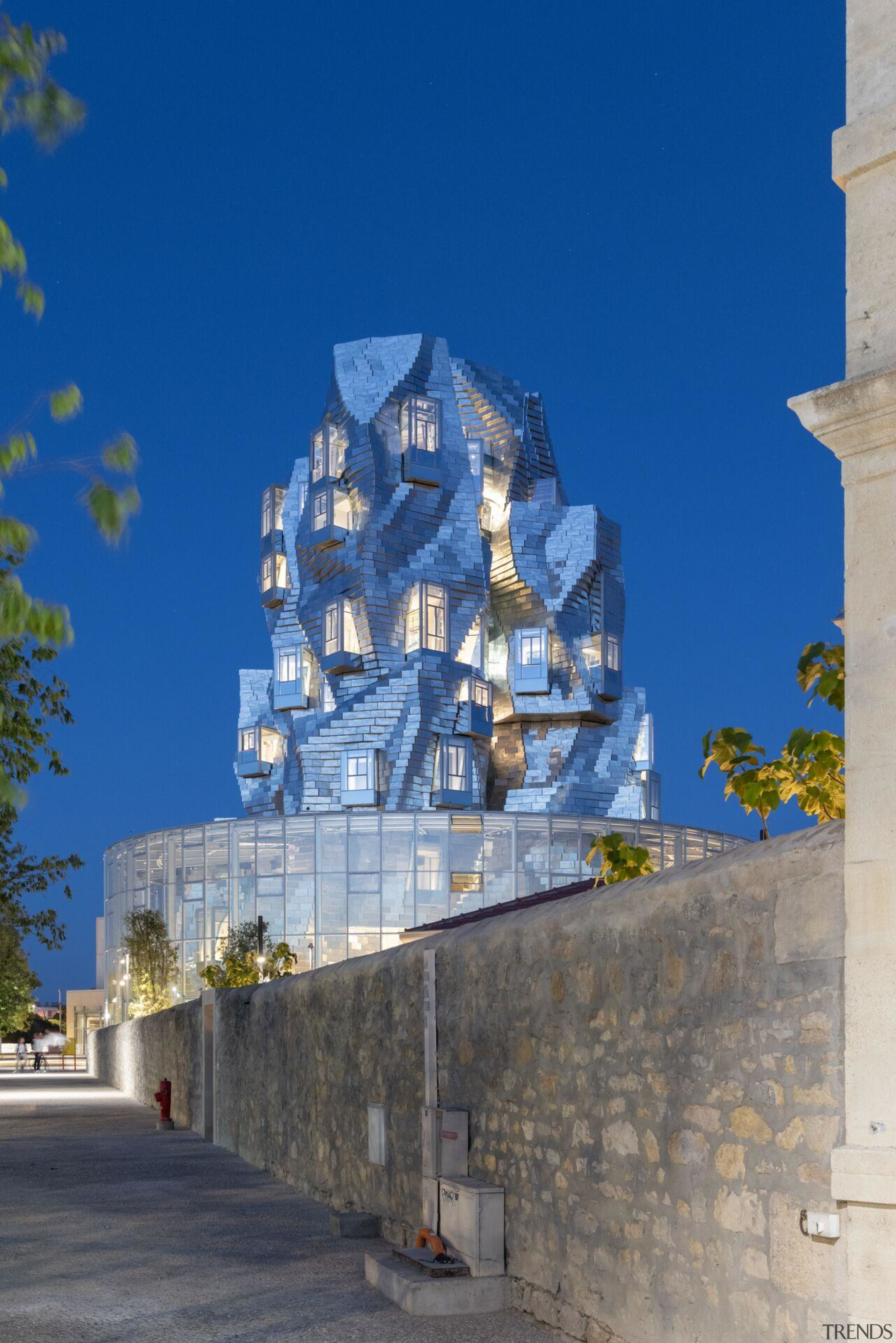 The entire campus is set within a public 