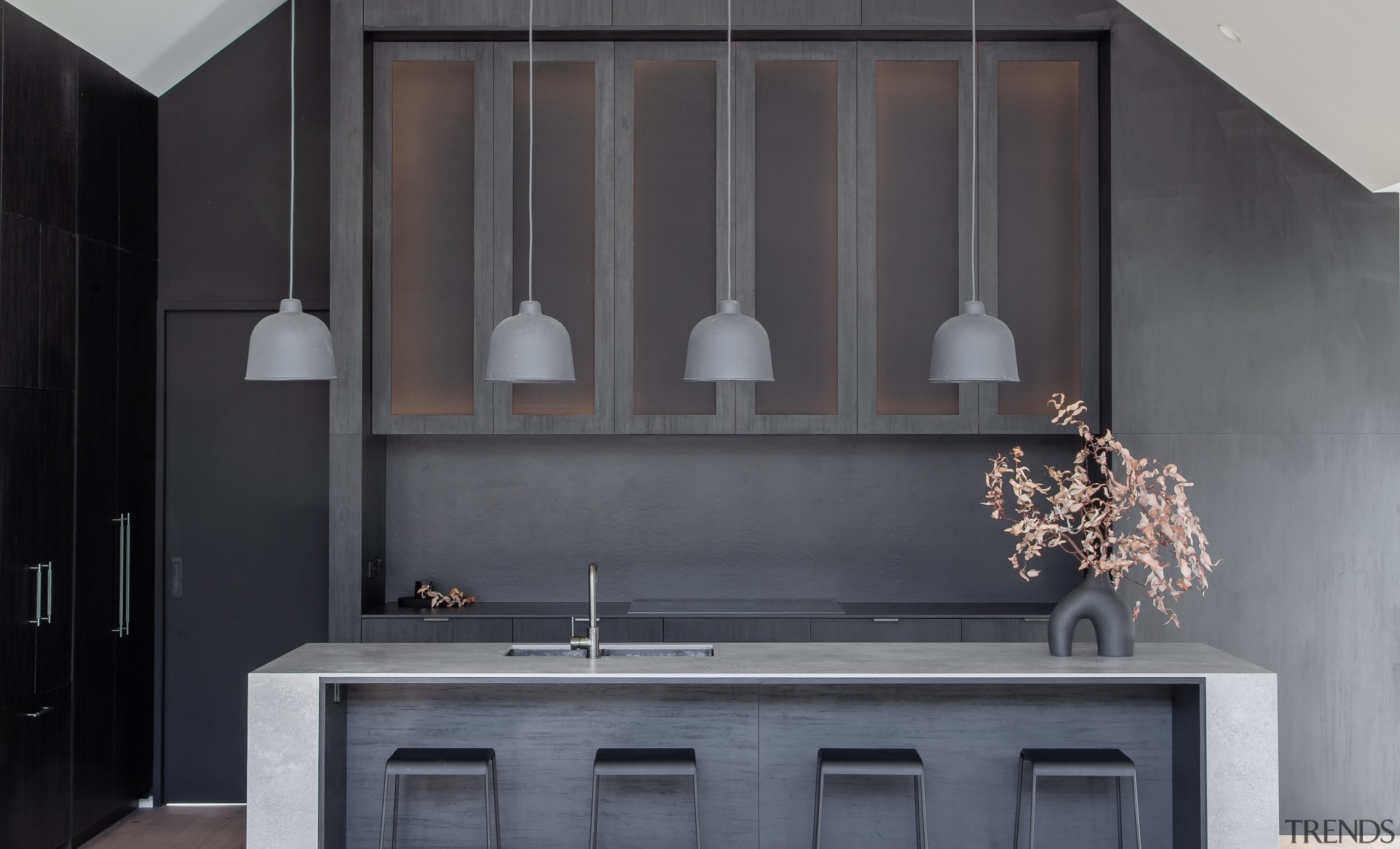 The soaring, five-metre cathedral ceiling is the obvious 