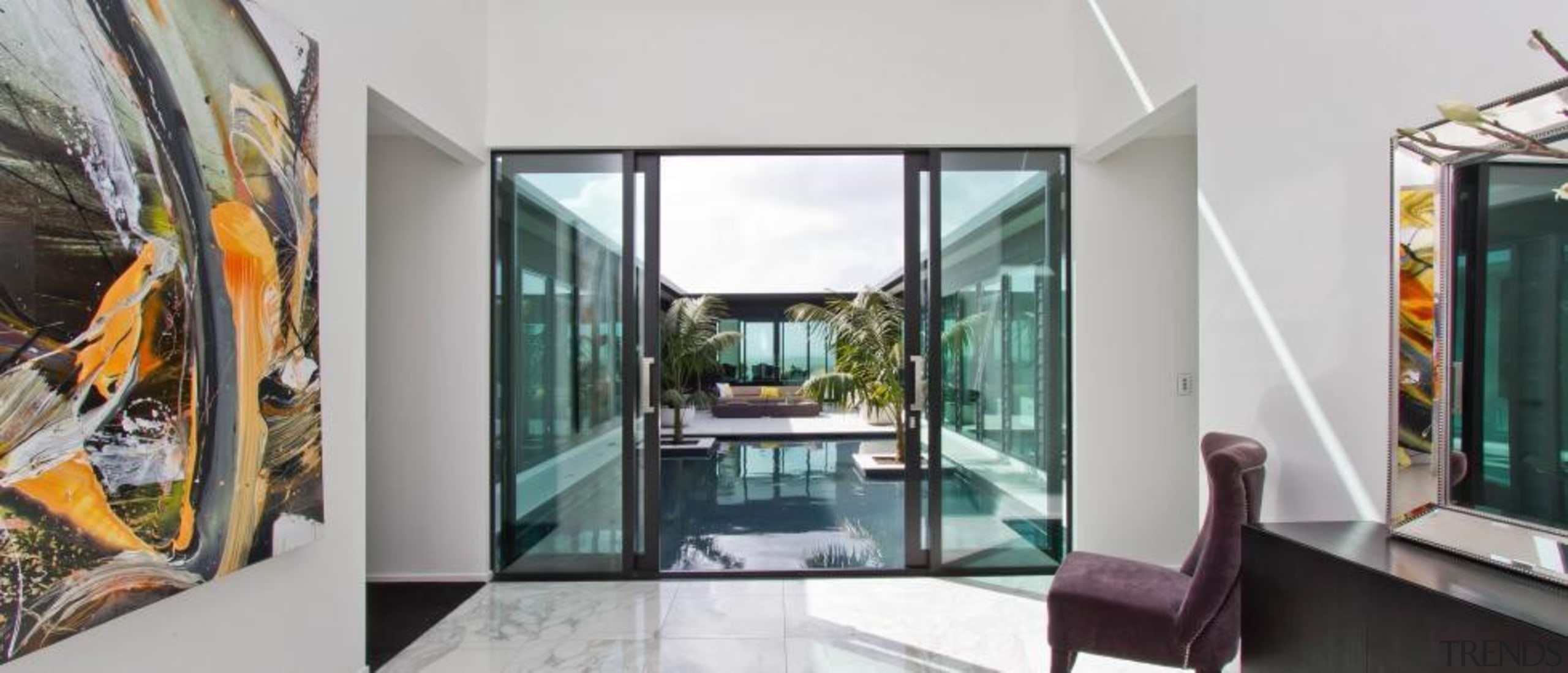 A contemporary house design by Design House Architecture home, house, interior design, property, real estate, window, gray