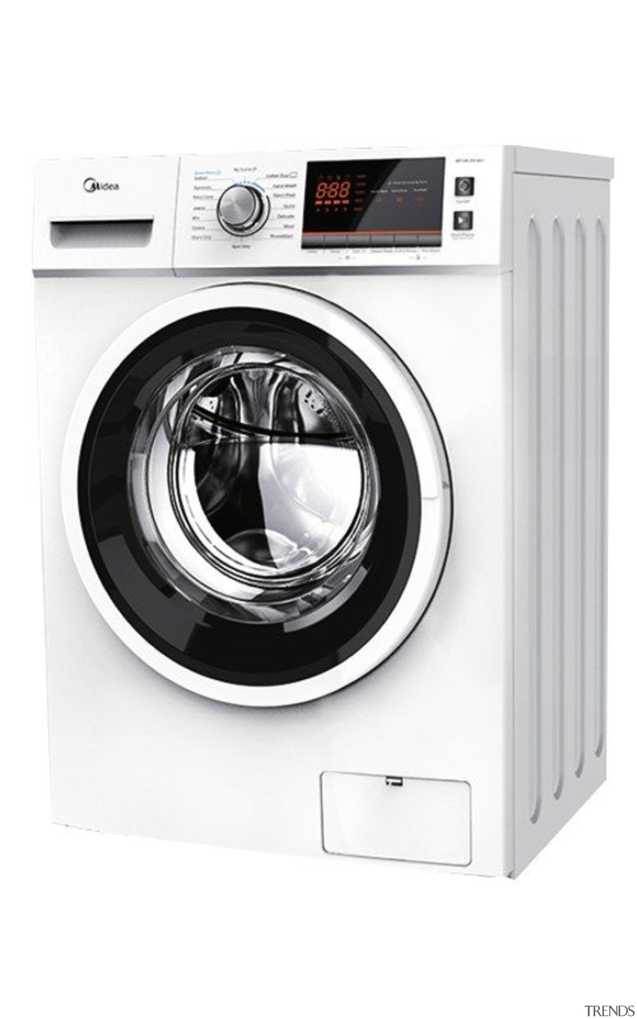 7.5 Kg Front Load Washing MachineCapacity: 7.5Kg16 Programs, clothes dryer, home appliance, laundry, major appliance, product, washing machine, white