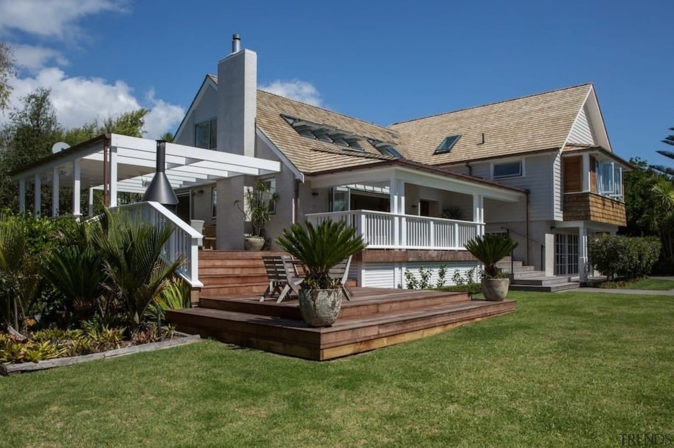 See the home here backyard, cottage, elevation, estate, facade, home, house, property, real estate, residential area, siding, villa, yard, brown