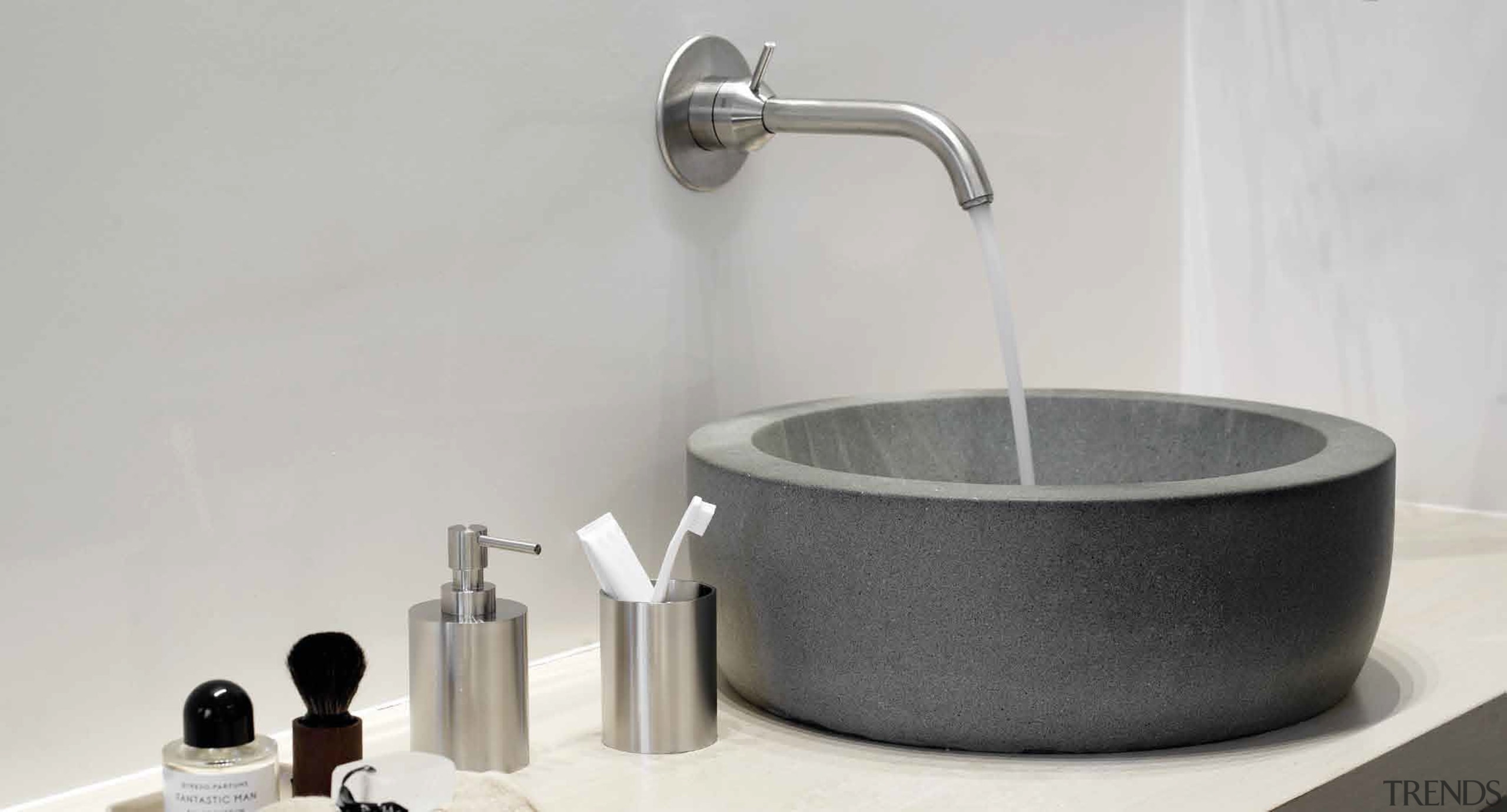 PB500 - Soap Dispenser, Free Standing. PB100 - bathroom sink, plumbing fixture, product design, sink, tap, gray
