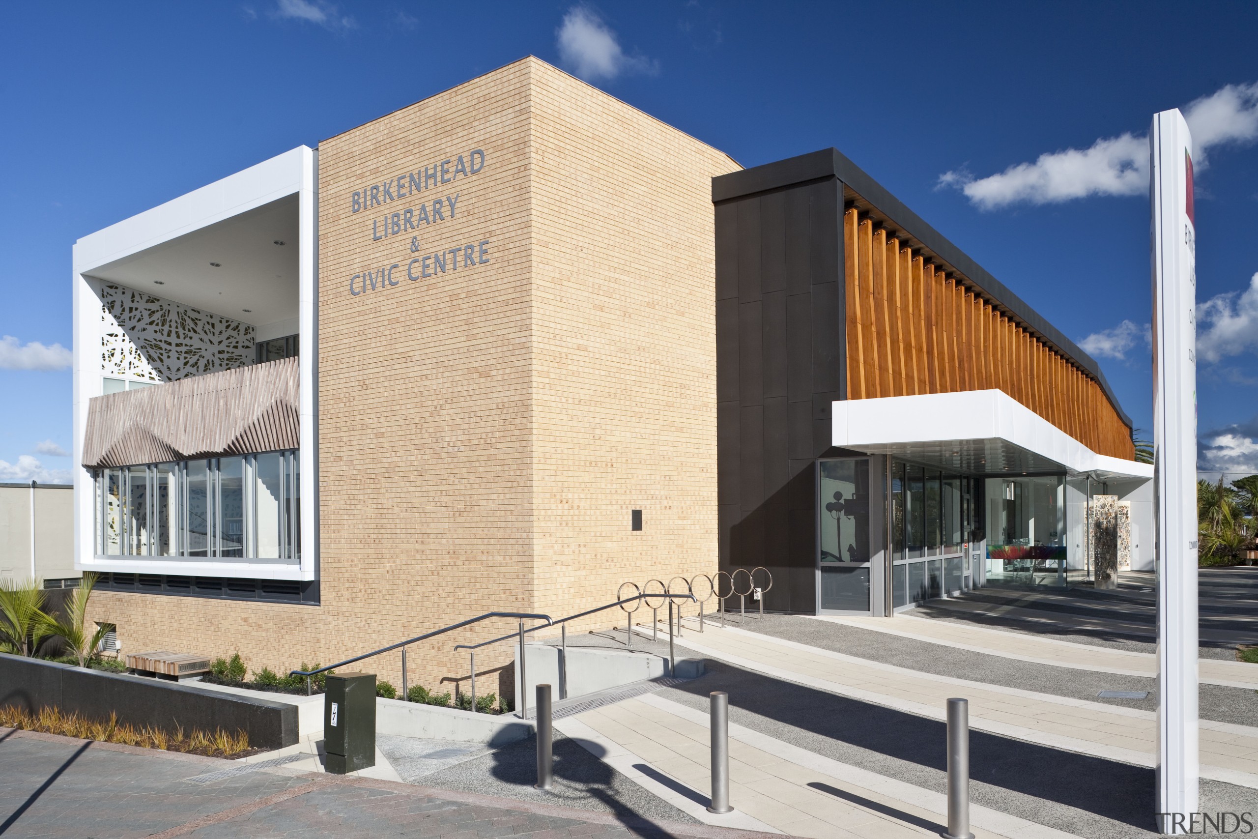 Birkenhead Library, Auckland, NZ - Birkenhead Library, Auckland, architecture, building, commercial building, corporate headquarters, facade, real estate, white