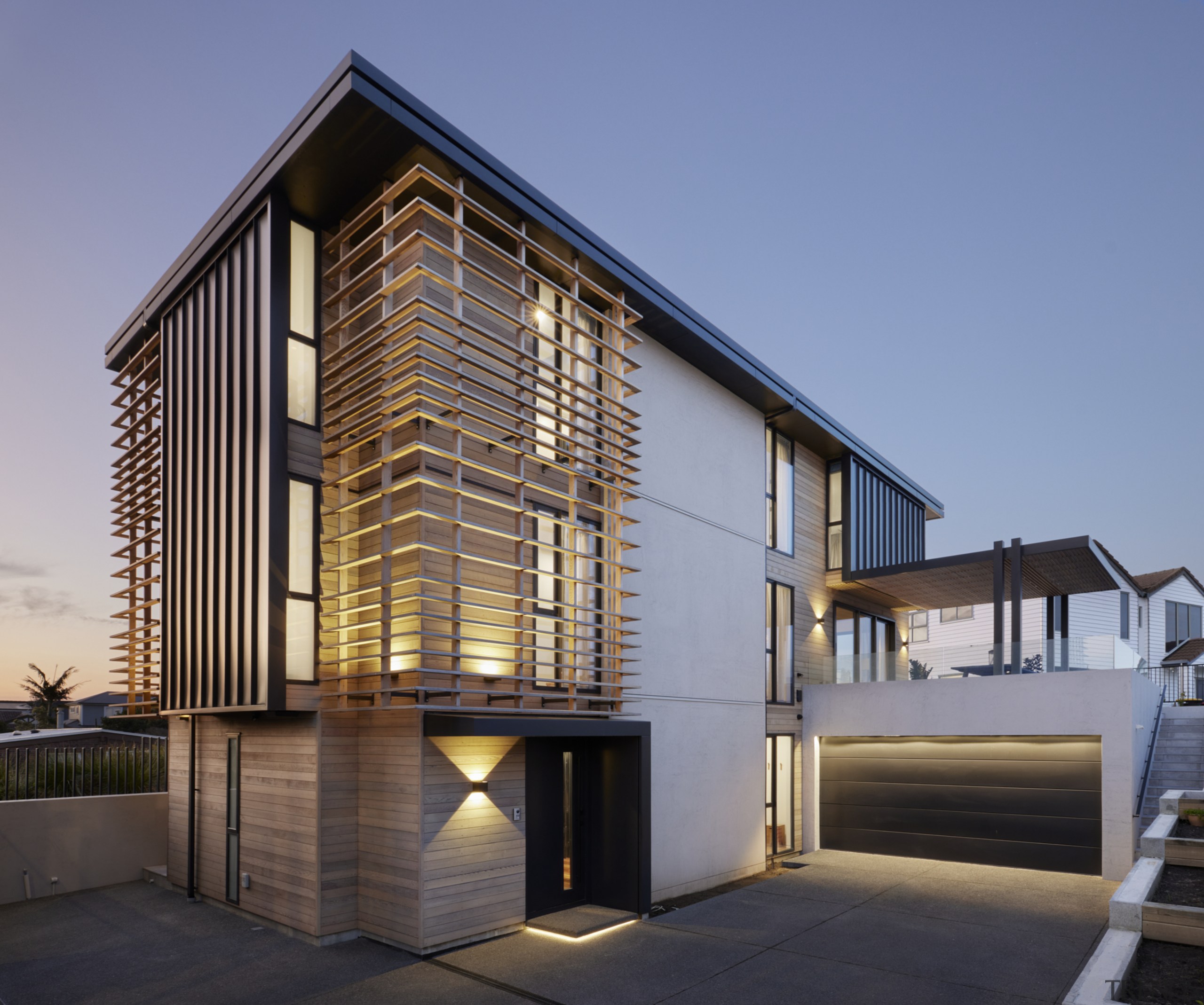 The townhouses are designed over three levels – 