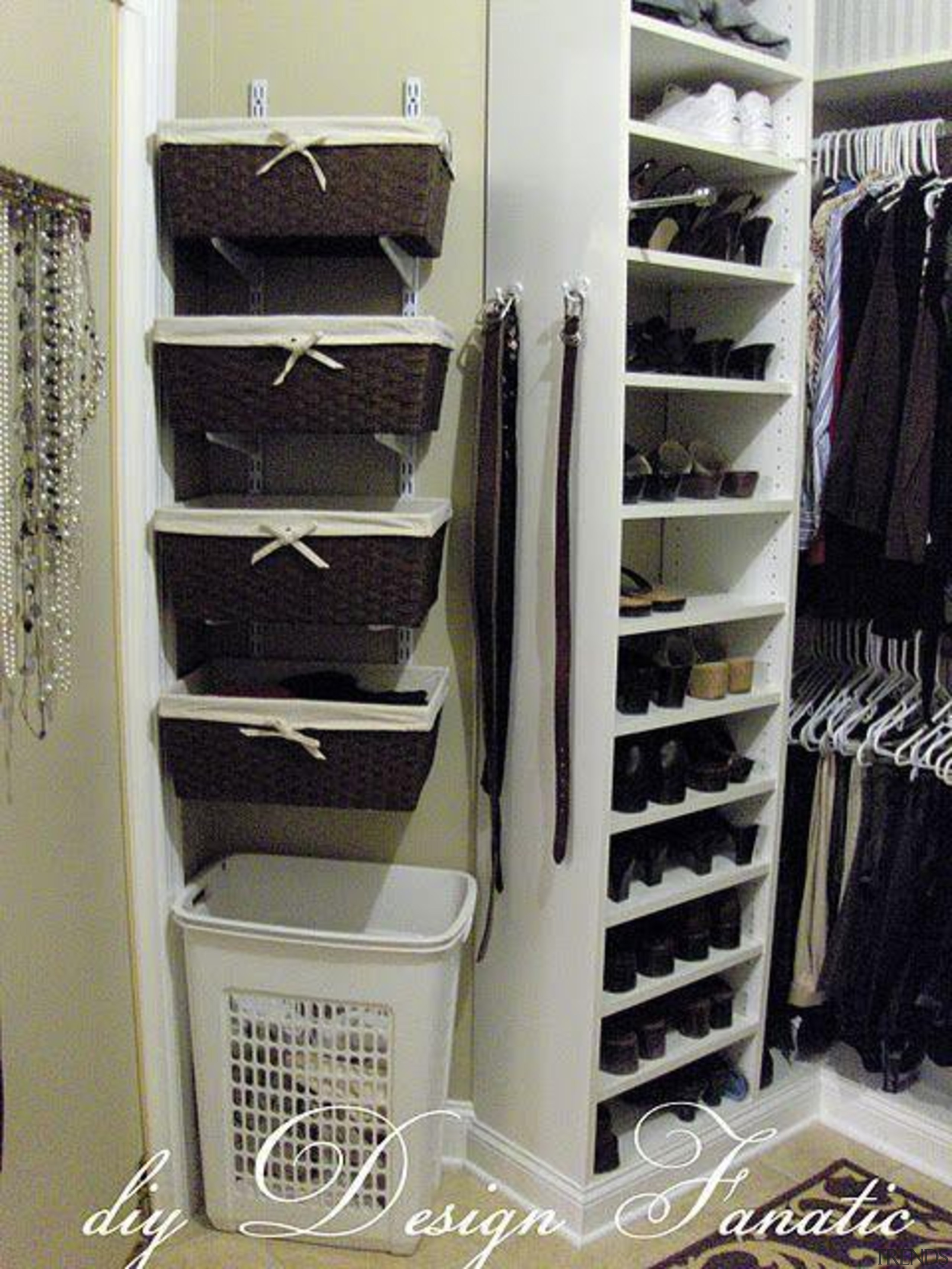 WALK IN CLOSET - Closet - walk in closet, furniture, room, gray, black