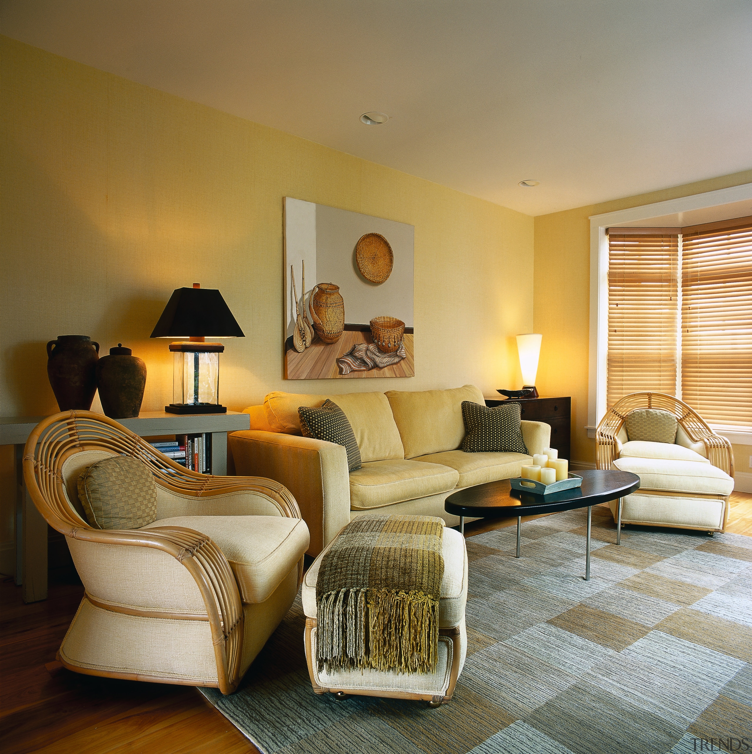 View of this living space - View of ceiling, floor, furniture, home, interior design, living room, real estate, room, suite, wall, brown