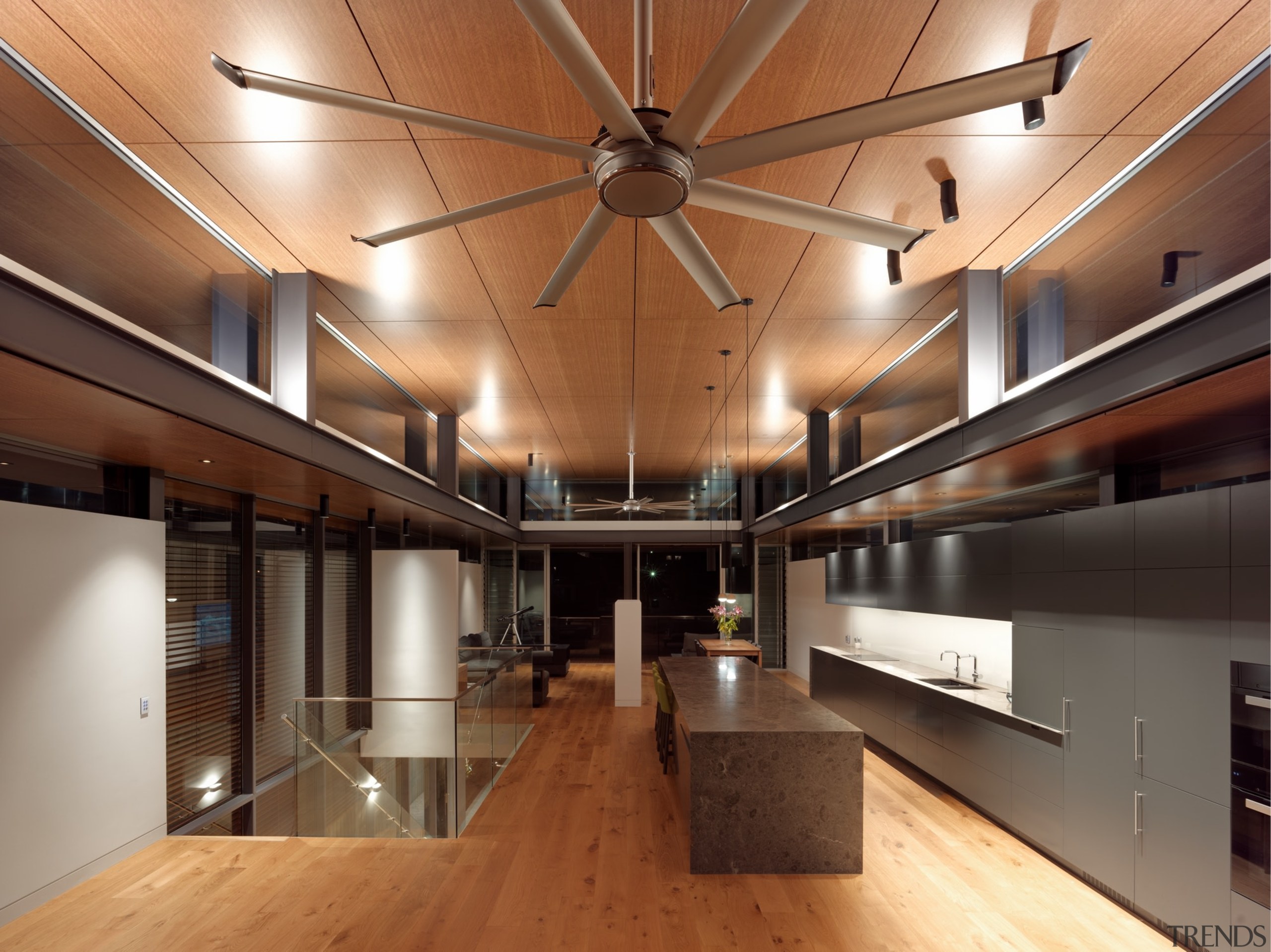 Roar Northcurlcurl House 40S - architecture | ceiling architecture, ceiling, interior design, lobby, brown