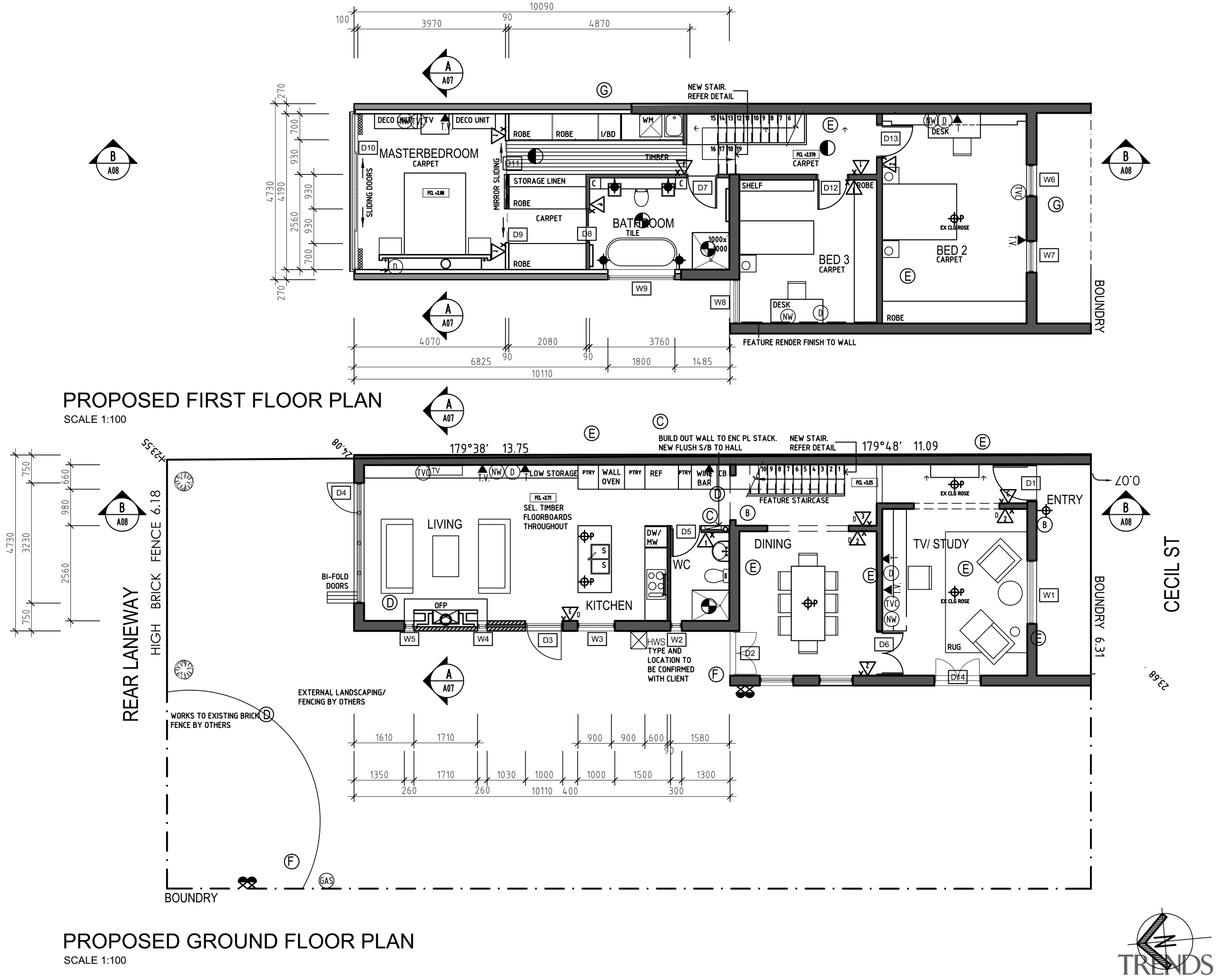 View of the plans for the kitchen. - area, artwork, black and white, design, diagram, drawing, floor plan, line, plan, product design, technical drawing, text, white