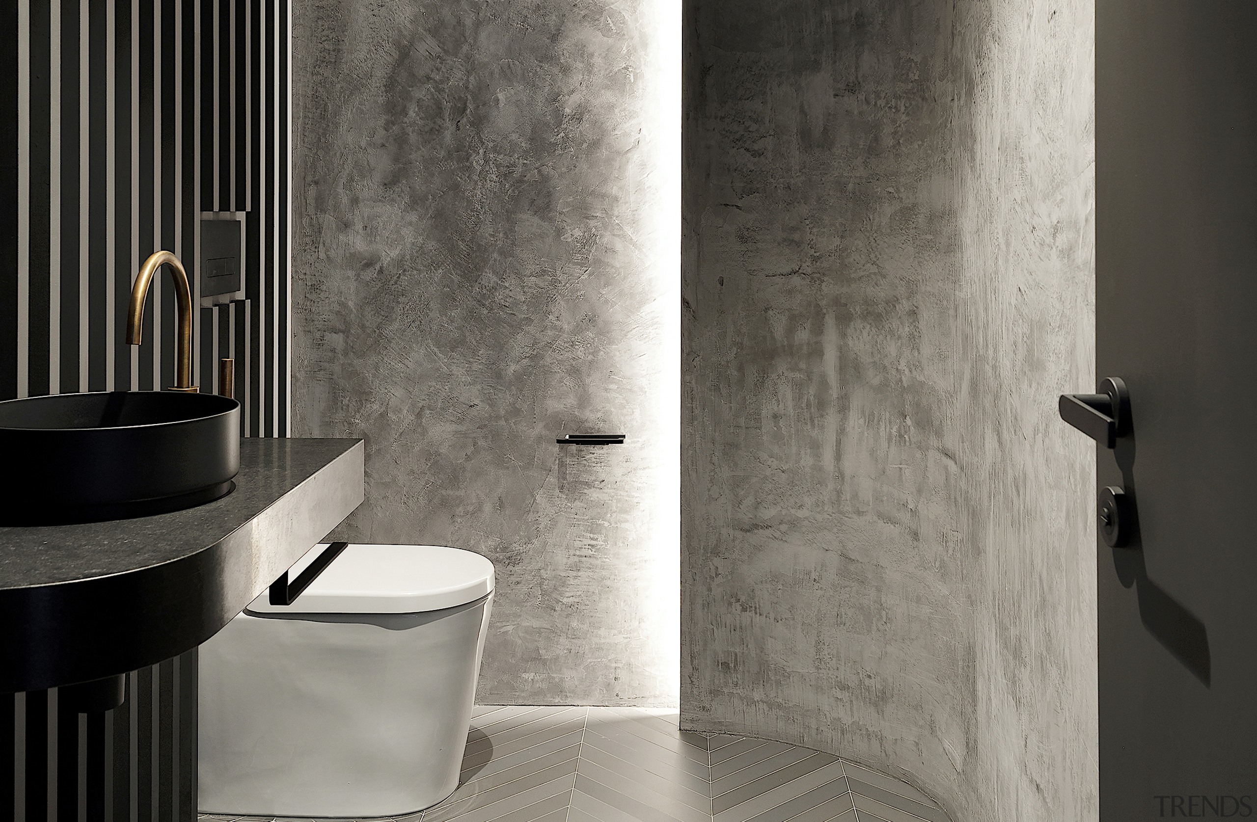 Light creeps in around the edges of the 