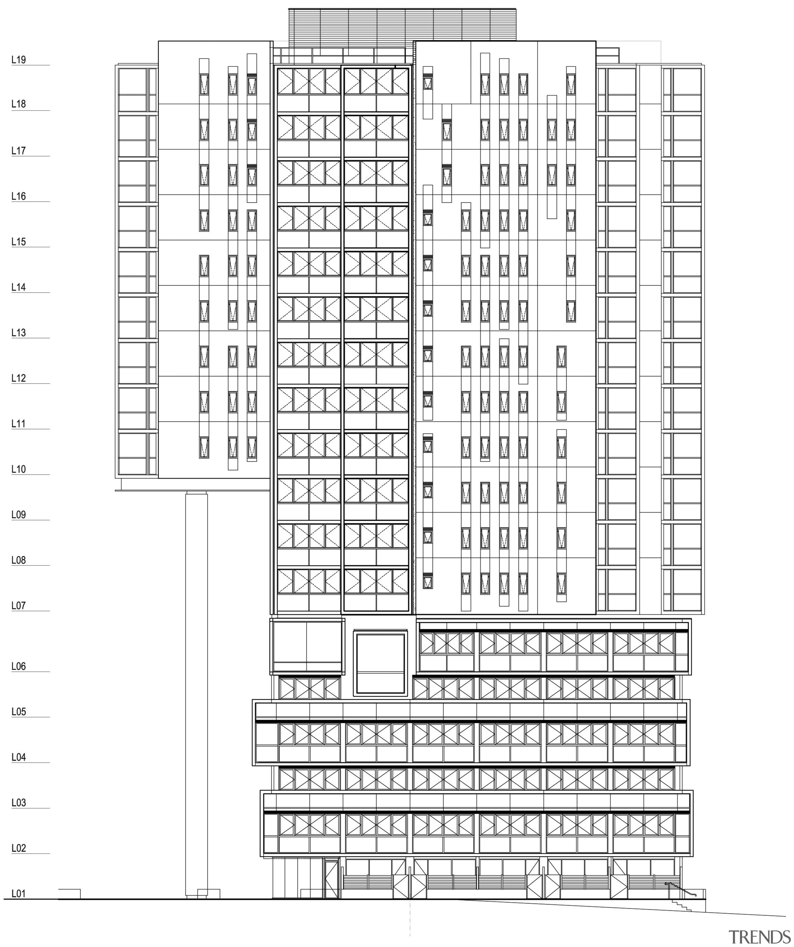 View of architectural drawings of Altitude in the area, design, diagram, drawing, font, line, music, paper, text, white