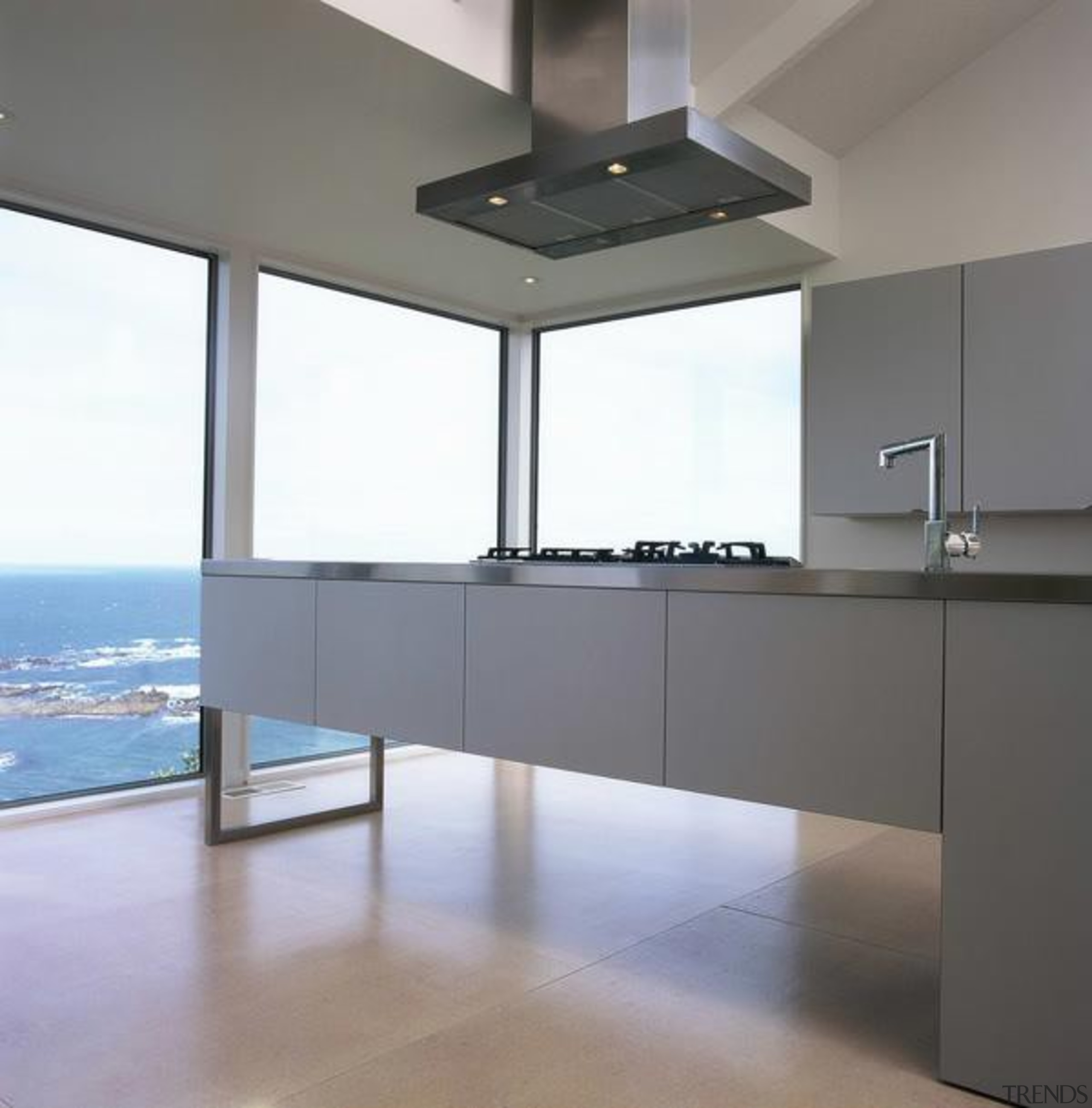 Wellington Kitchen Design of the Year 2006 - architecture, daylighting, floor, glass, interior design, property, window, gray