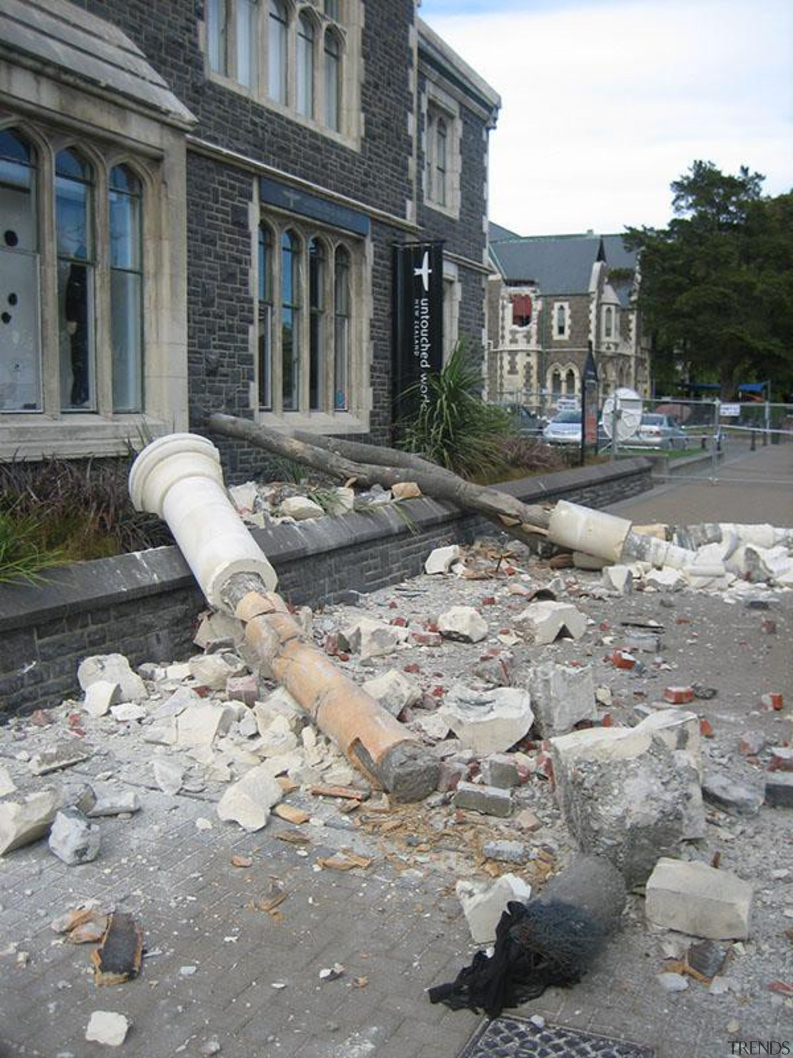 NOMINEERegistry Building (2 of 4) - Hawkins Contruction road surface, rubble, walkway, gray