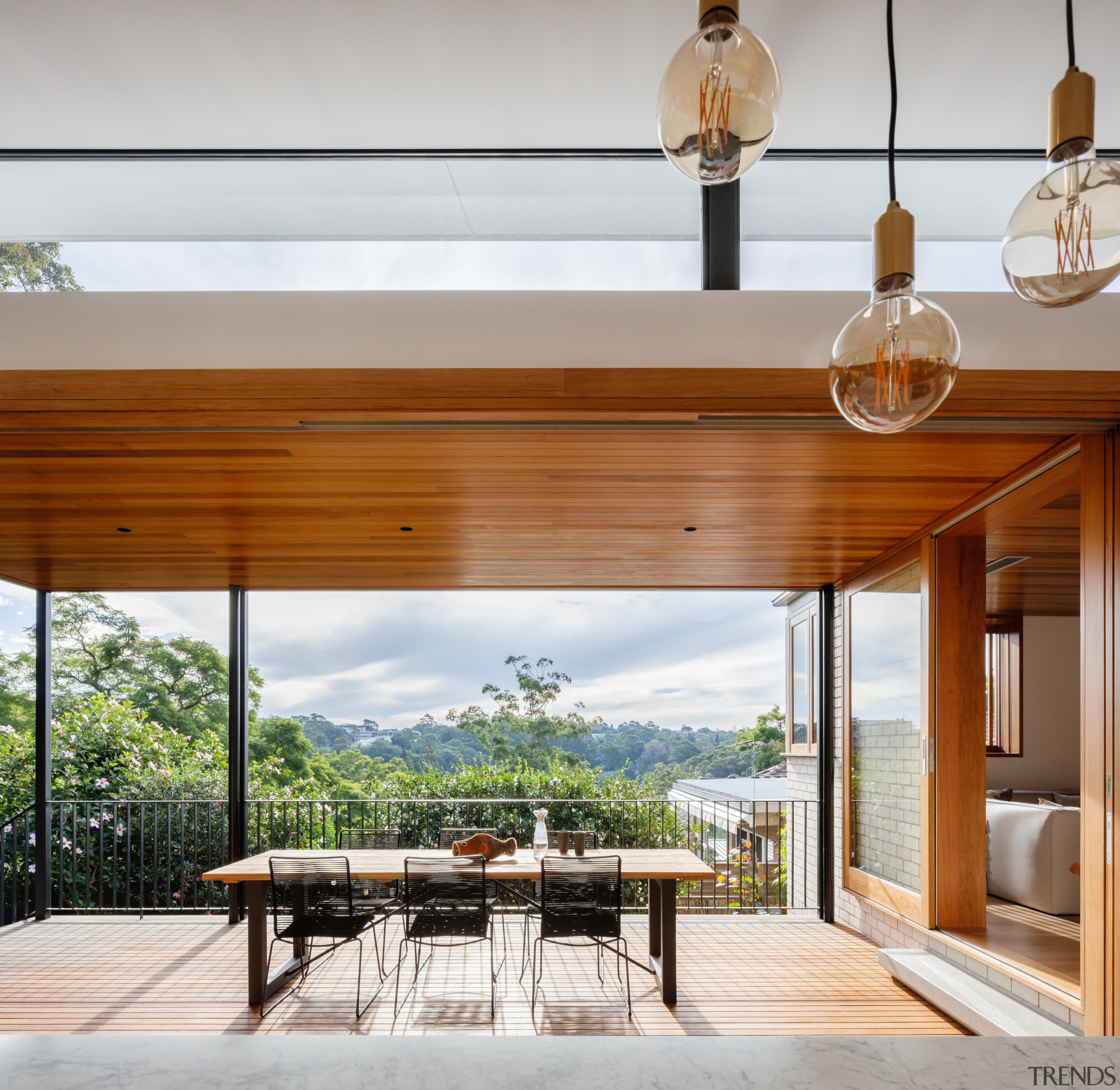The concept of the verandah is taken from 