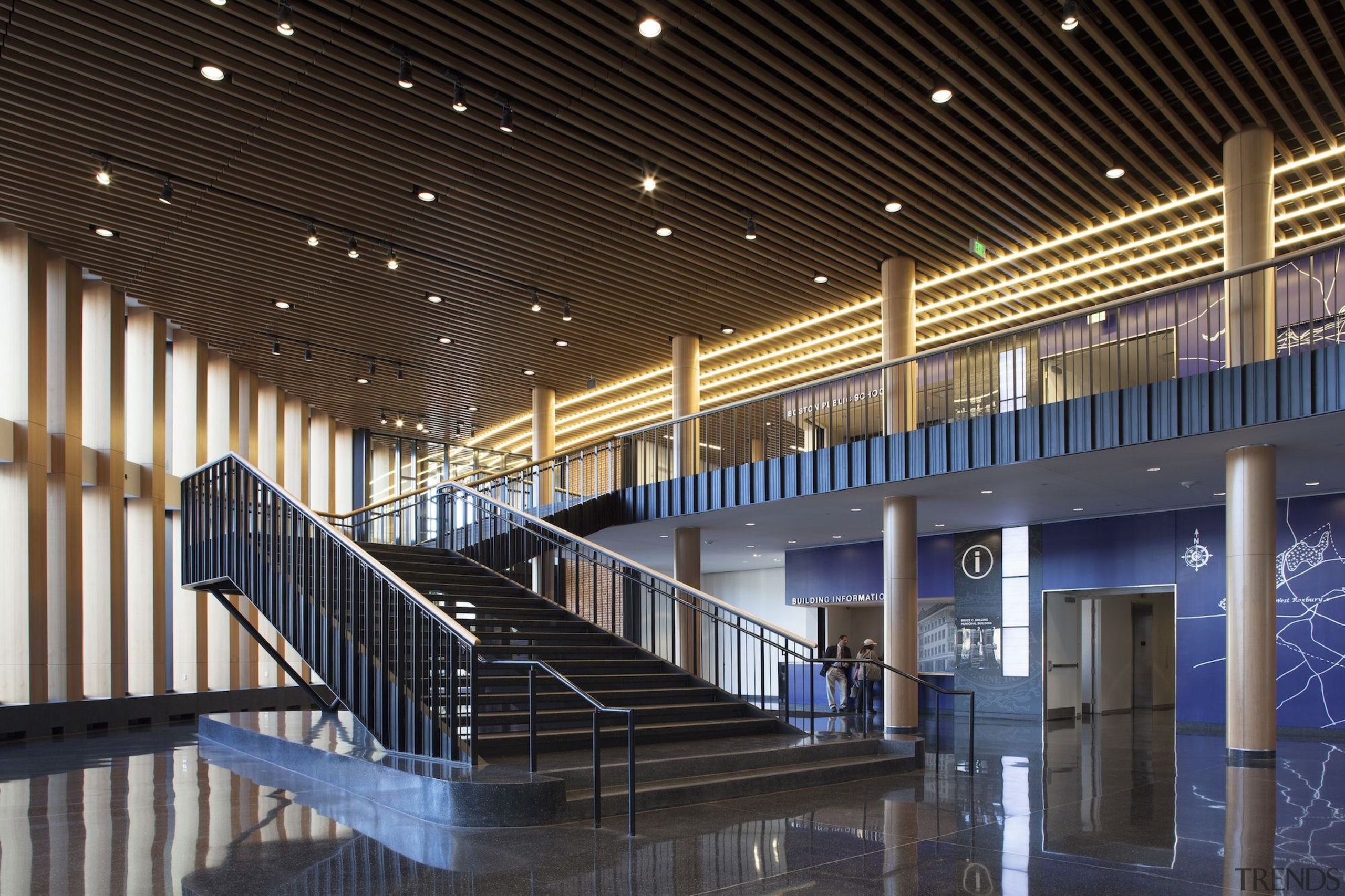 Bruce C. Bolling Municipal Building - Bruce C. architecture, building, ceiling, daylighting, lobby, structure, black