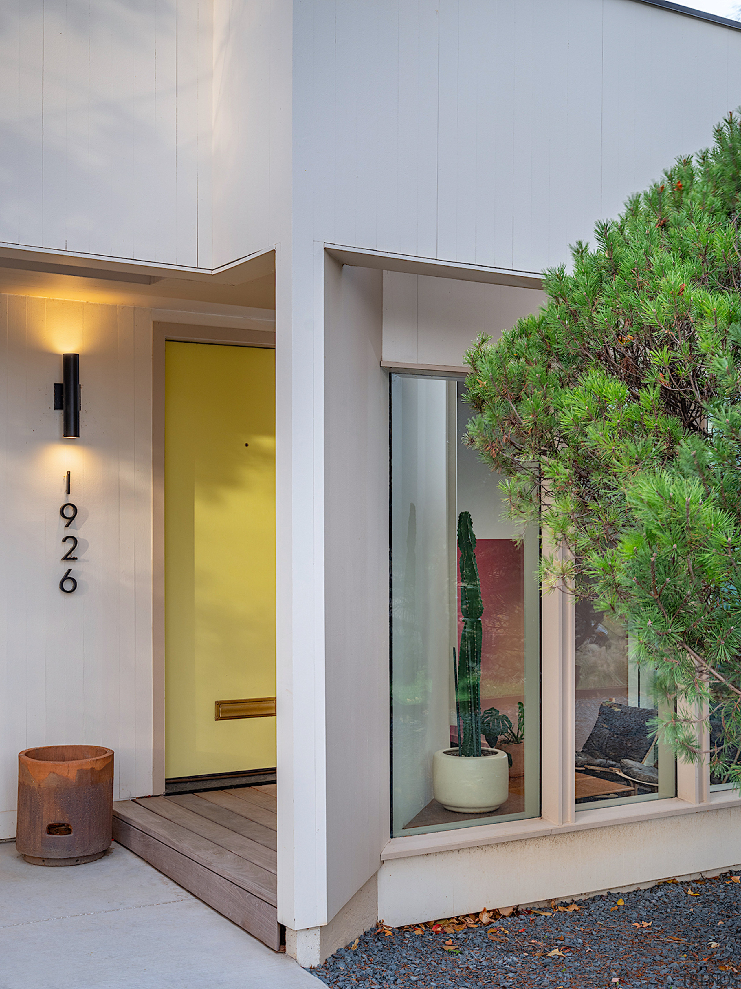 The new front entry. - Radical yet respectful 