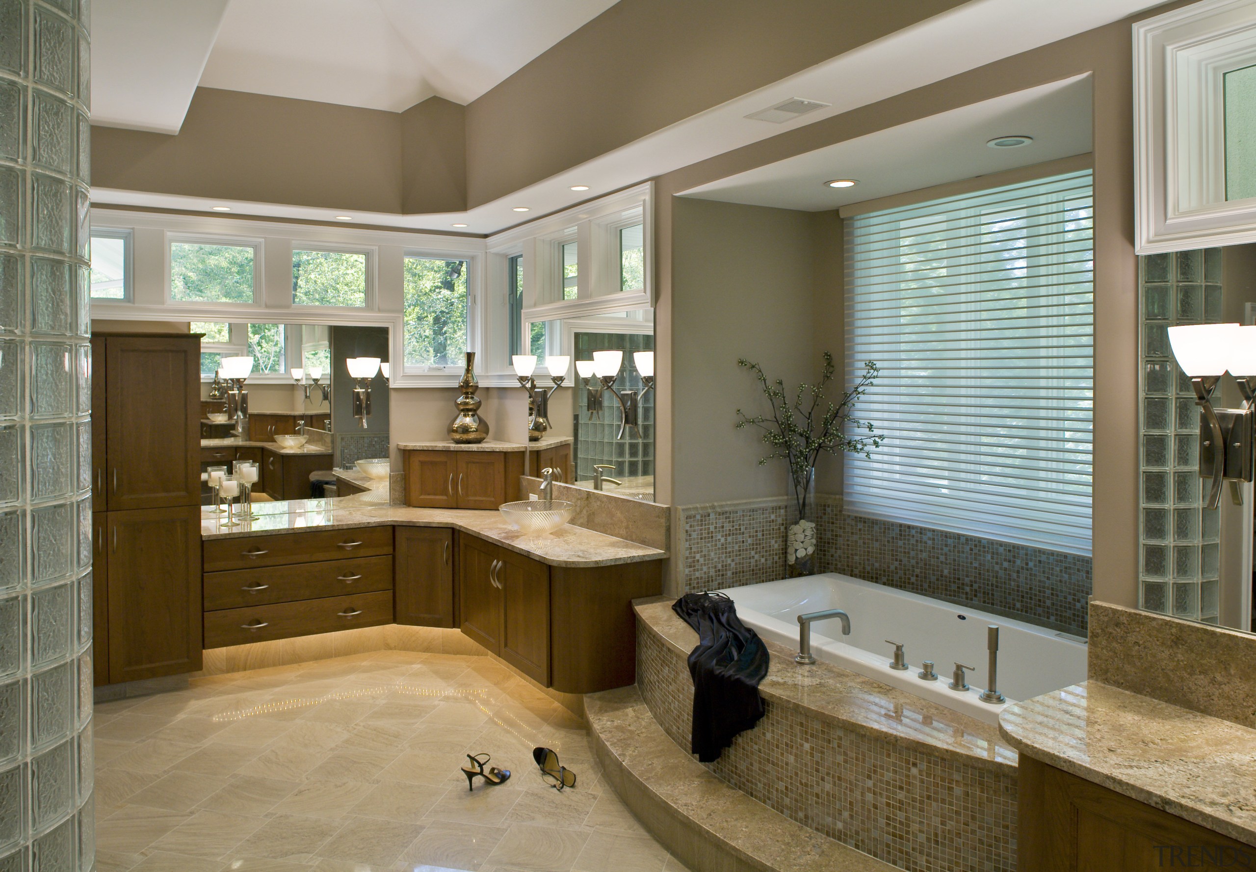 This beauiful bathroom won second place in the bathroom, cabinetry, countertop, cuisine classique, estate, floor, home, interior design, kitchen, real estate, room, window, brown, gray