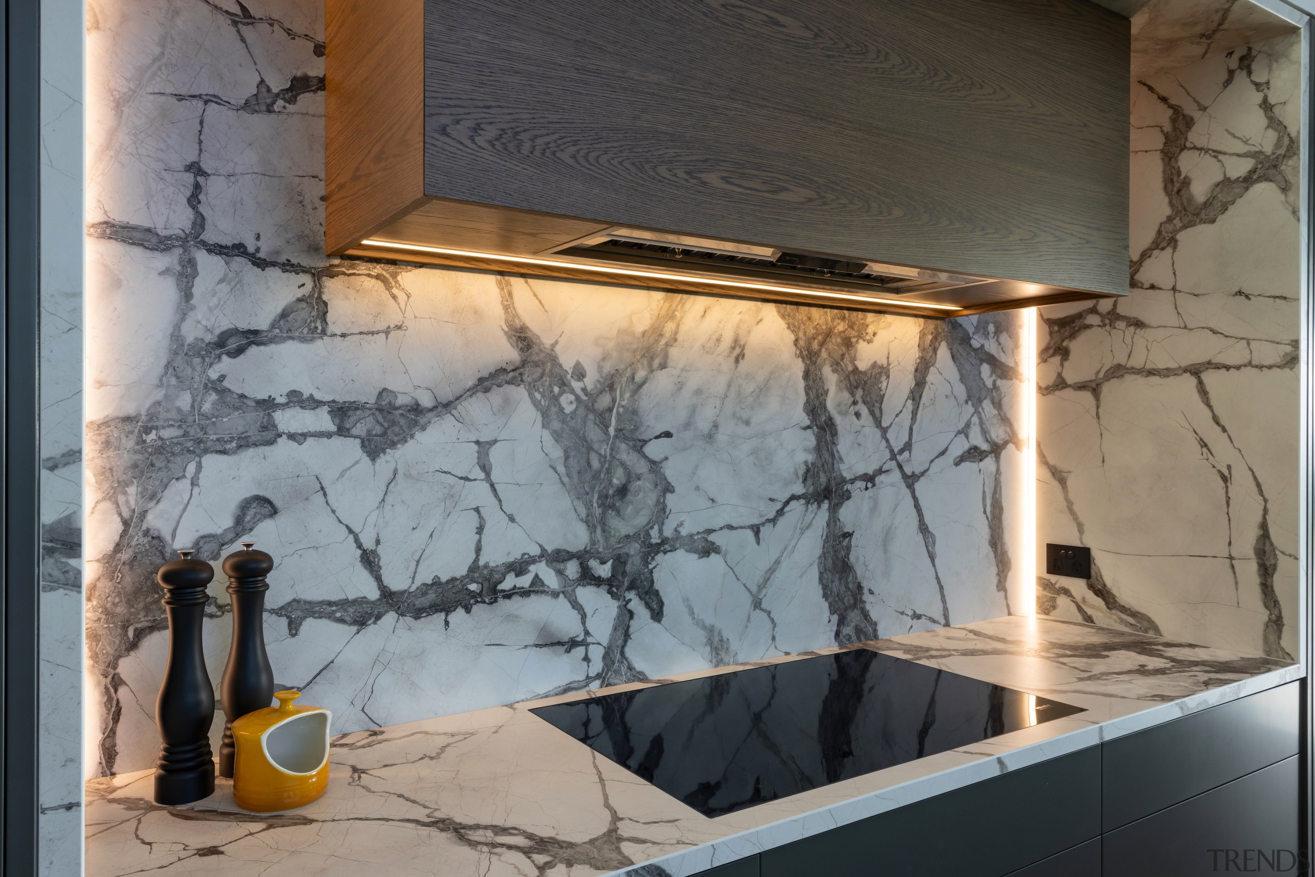 Kitchen detail – the rangehood very much in 