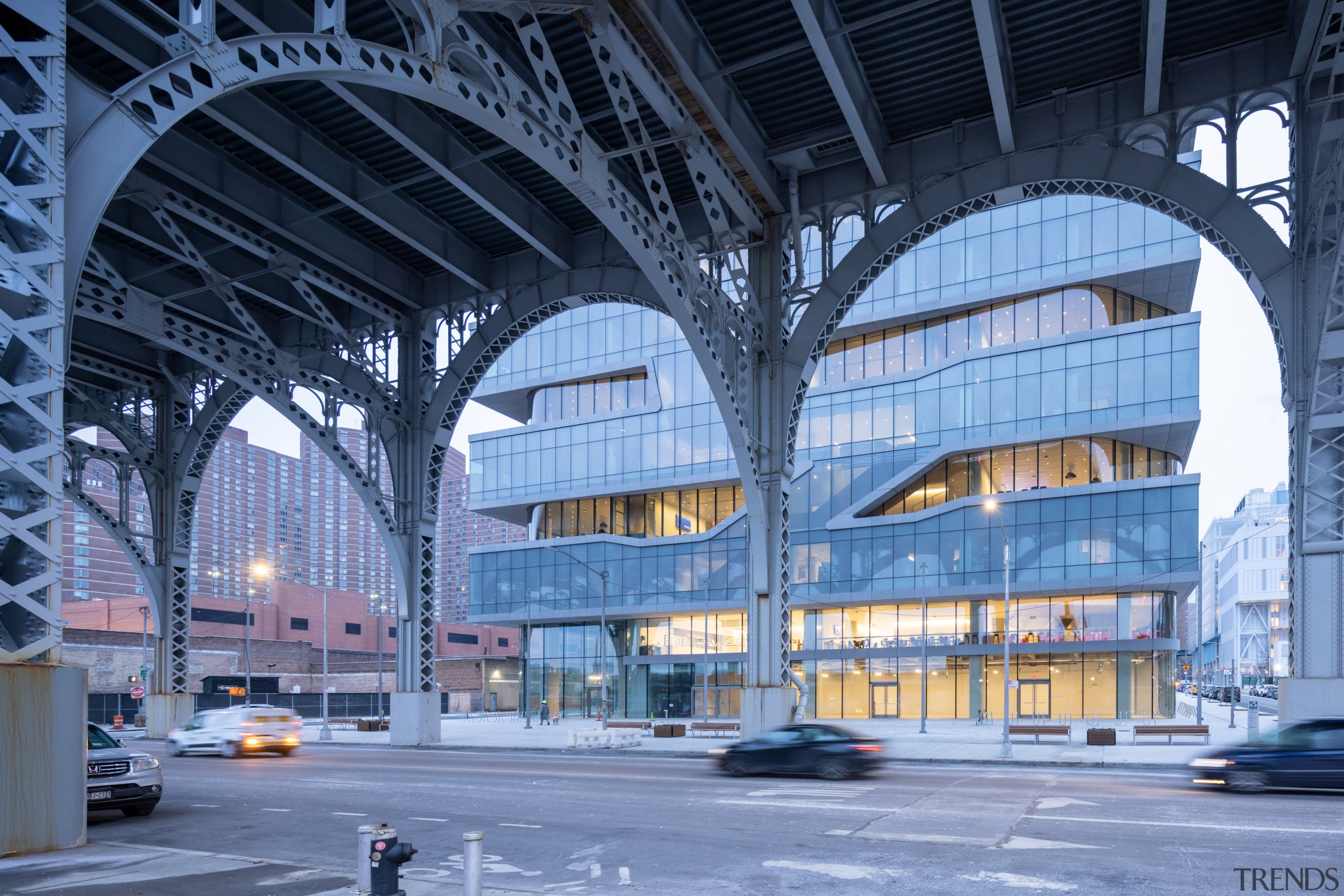 Kravis Hall, 12th Avenue Retail facing Riverside Drive 