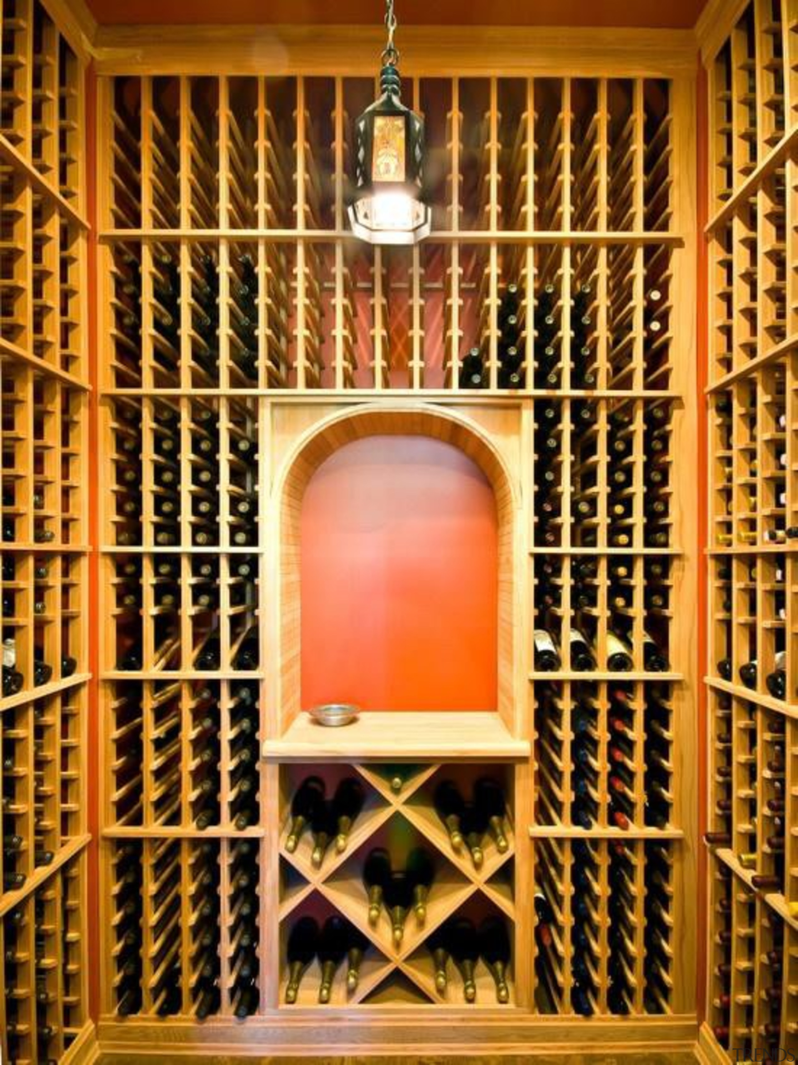 Modern Wine Cellar Ideas - Modern Wine Cellar window, wine cellar, winery, orange, brown