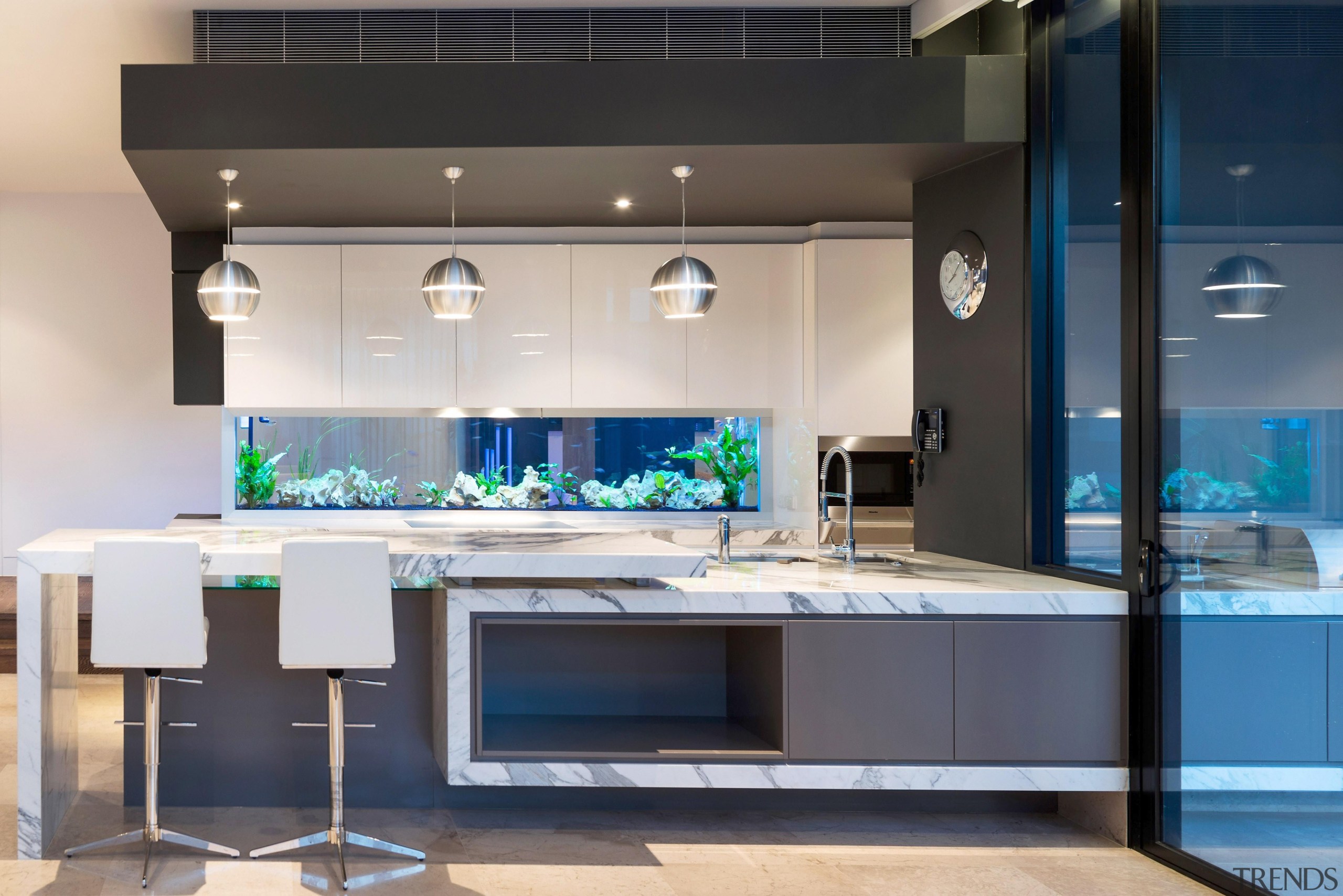 Winner Kitchen of the Year 2013 Victoria - countertop, home appliance, interior design, kitchen, gray, black