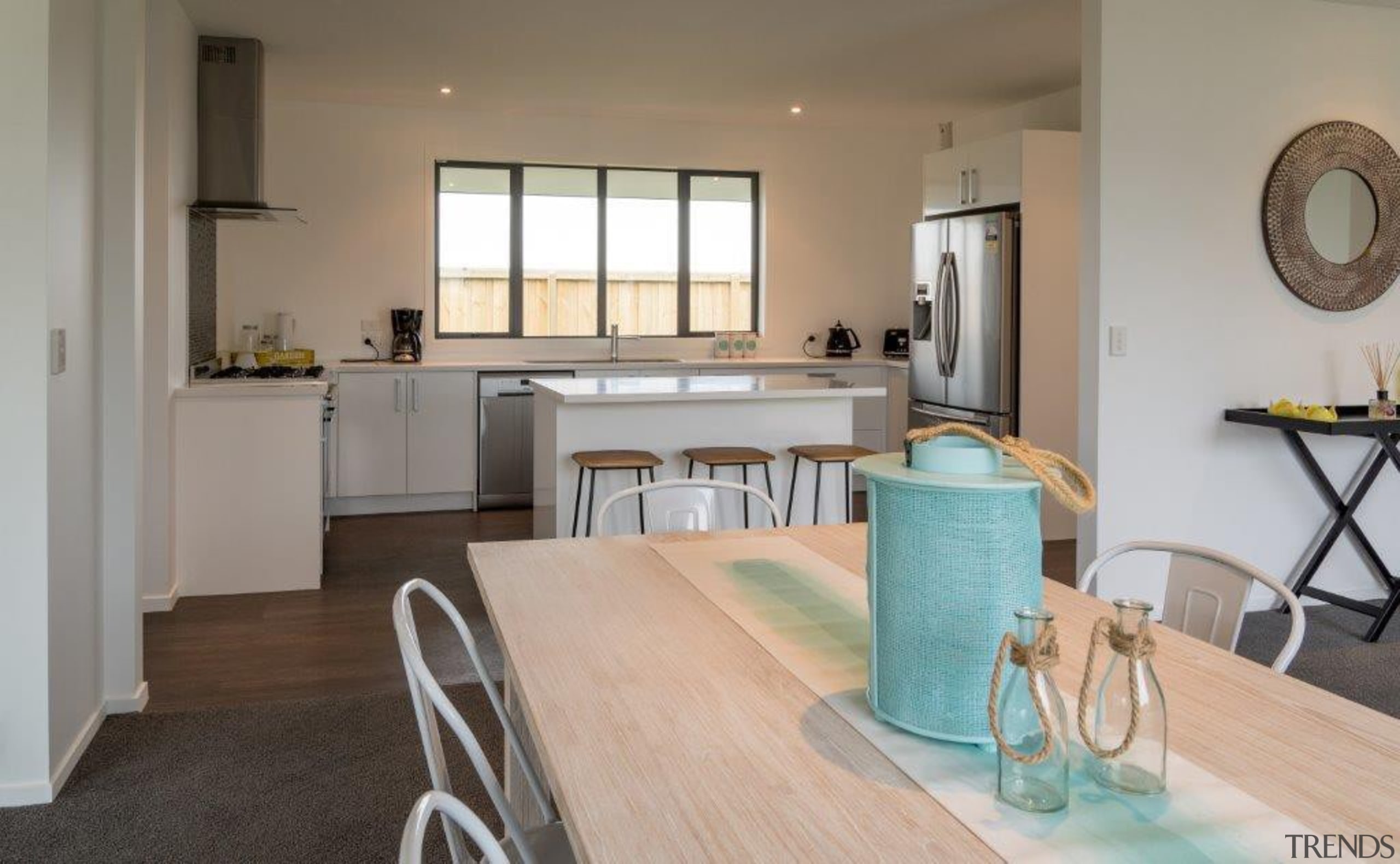 Christchurch Showhome - Christchurch Showhome - countertop | countertop, floor, flooring, hardwood, home, interior design, kitchen, laminate flooring, property, real estate, room, wood flooring, gray