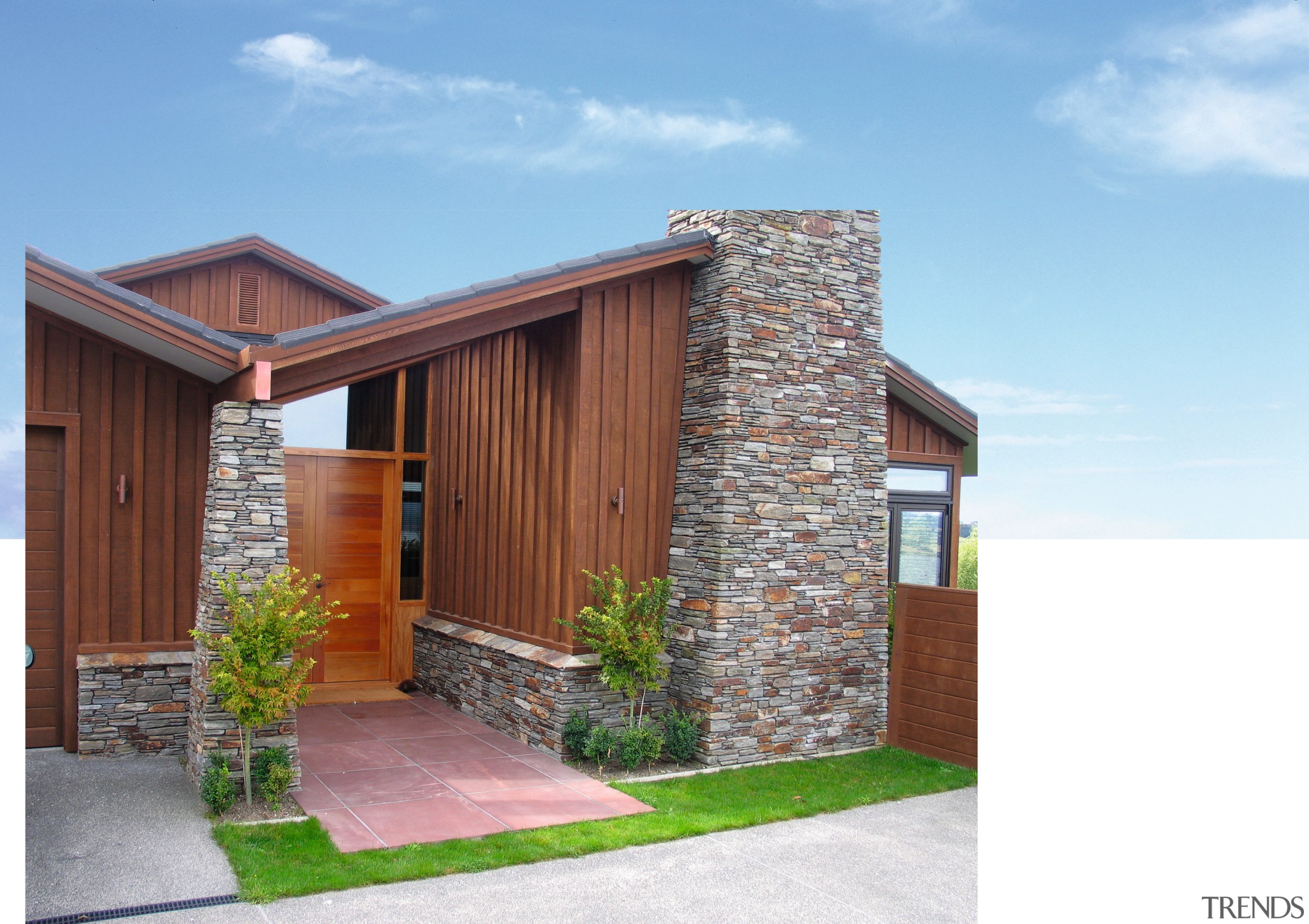 view of the shadowclad cladding with battens and cottage, facade, home, house, property, real estate, residential area, shed, siding, white, teal