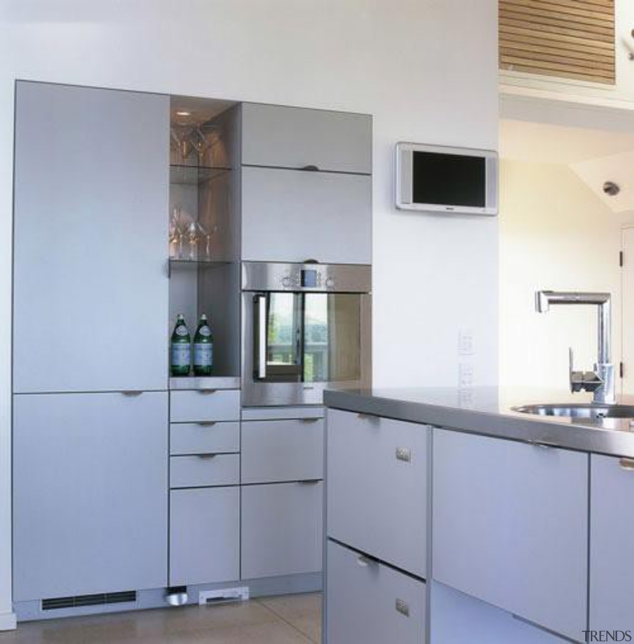 Wellington Kitchen Design of the Year 2006 - cabinetry, countertop, home appliance, interior design, kitchen, major appliance, property, gray