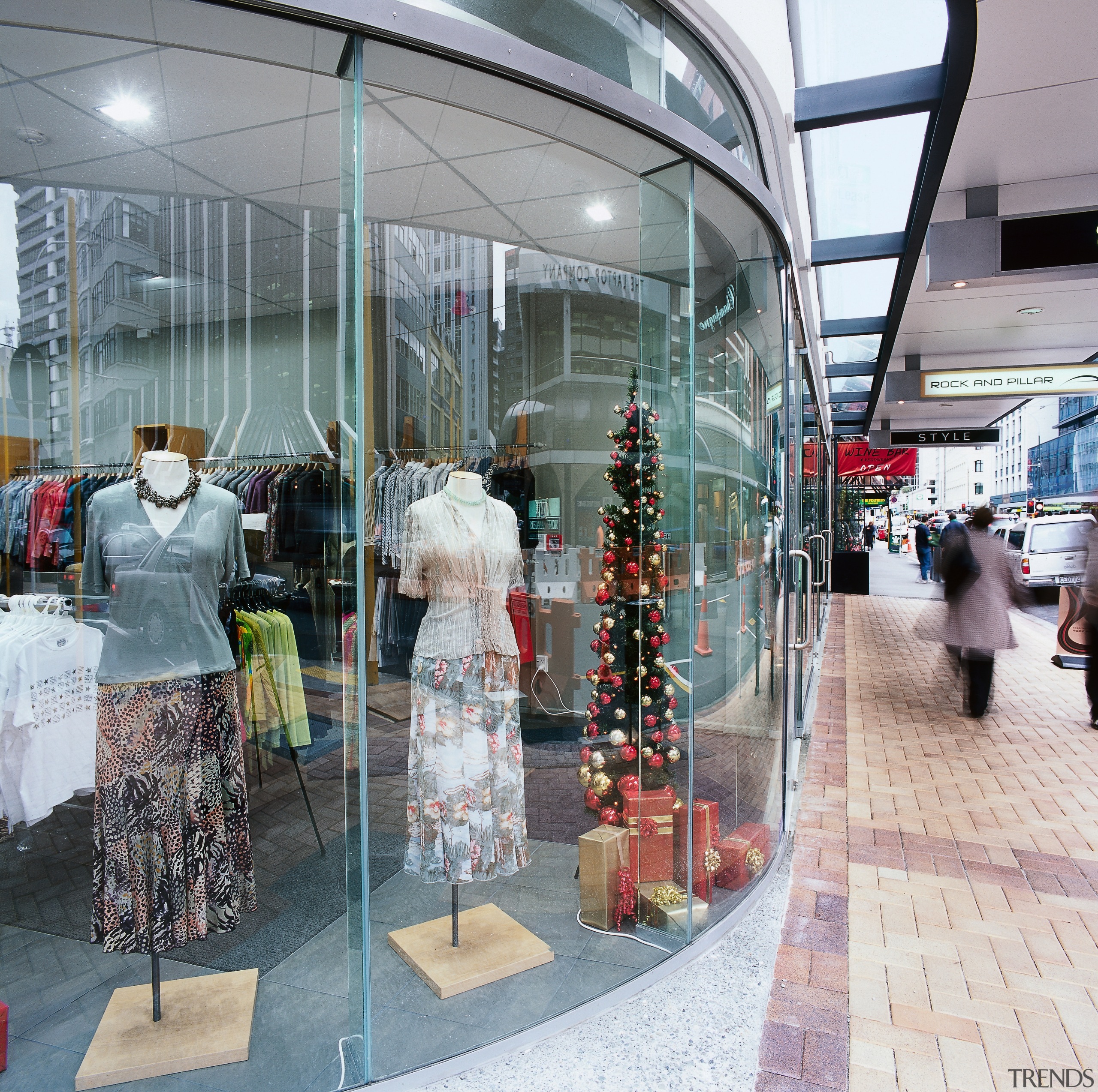 A view of some glass by Glasshape. - retail, window, gray